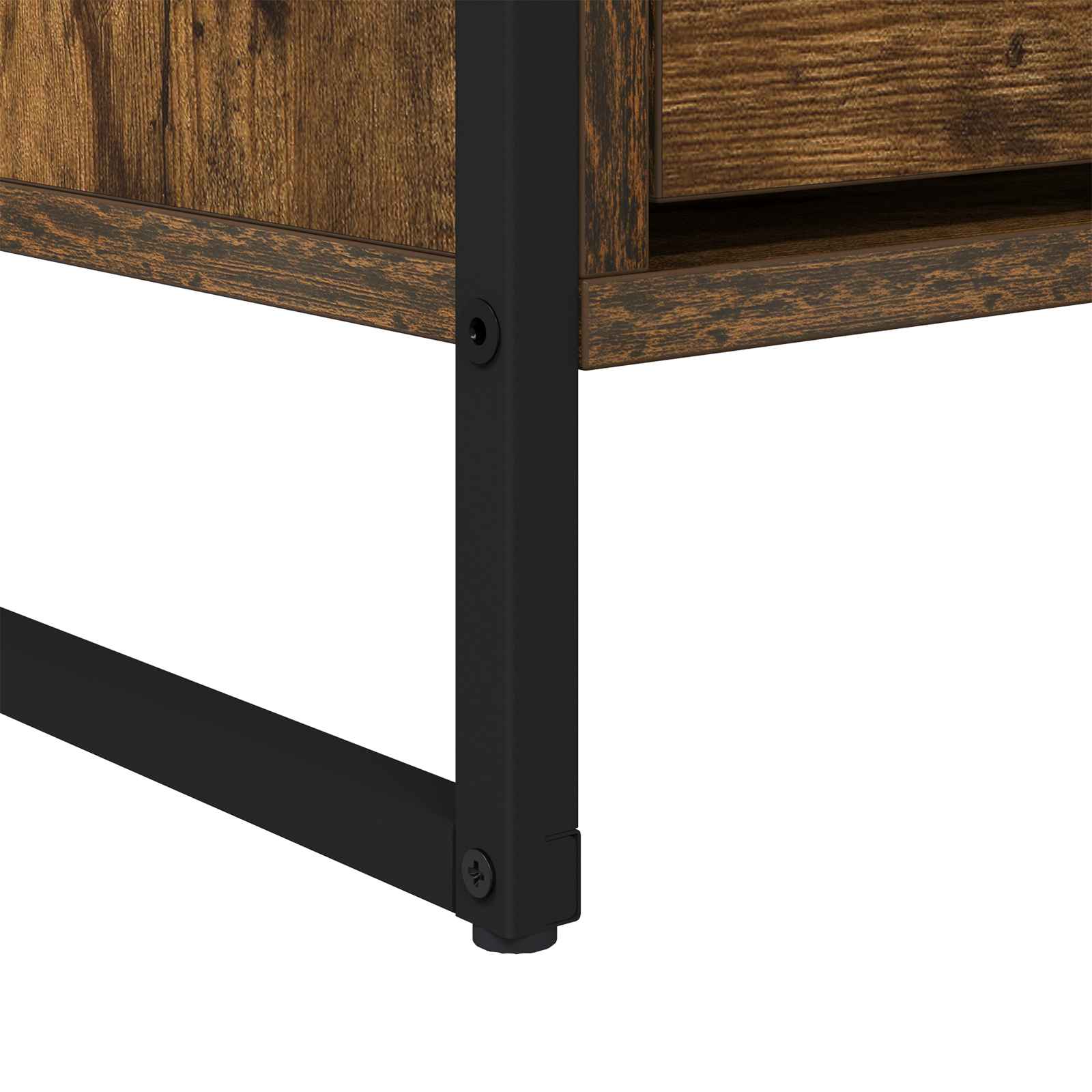 Cabinet TV Stejar fumuriu 100 x 36 x 49,5 cm Lemn compozit — imaginea 10