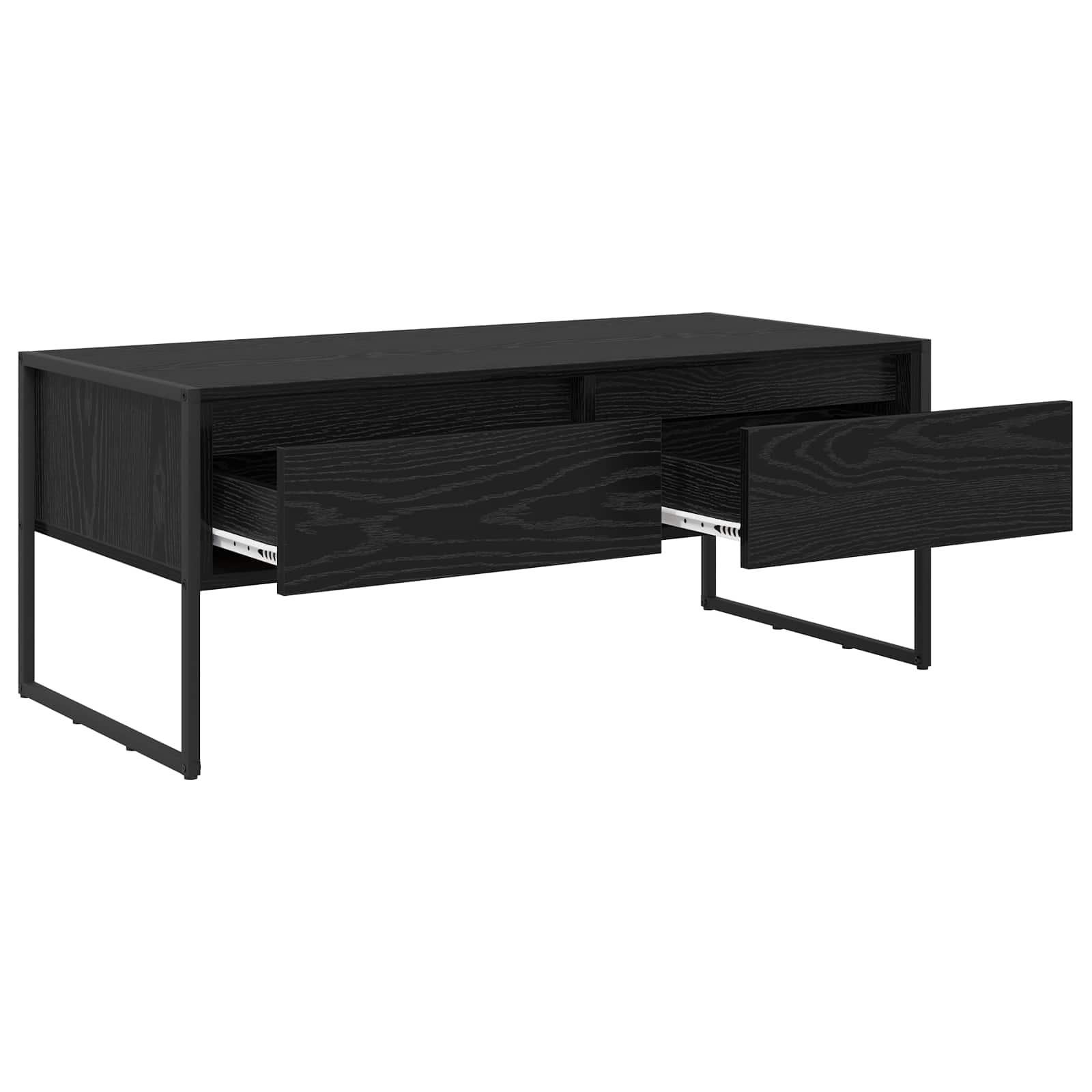 Masa de cafea Stejar Negru 100 x 46 x 40 cm Lemn compozit — imaginea 5