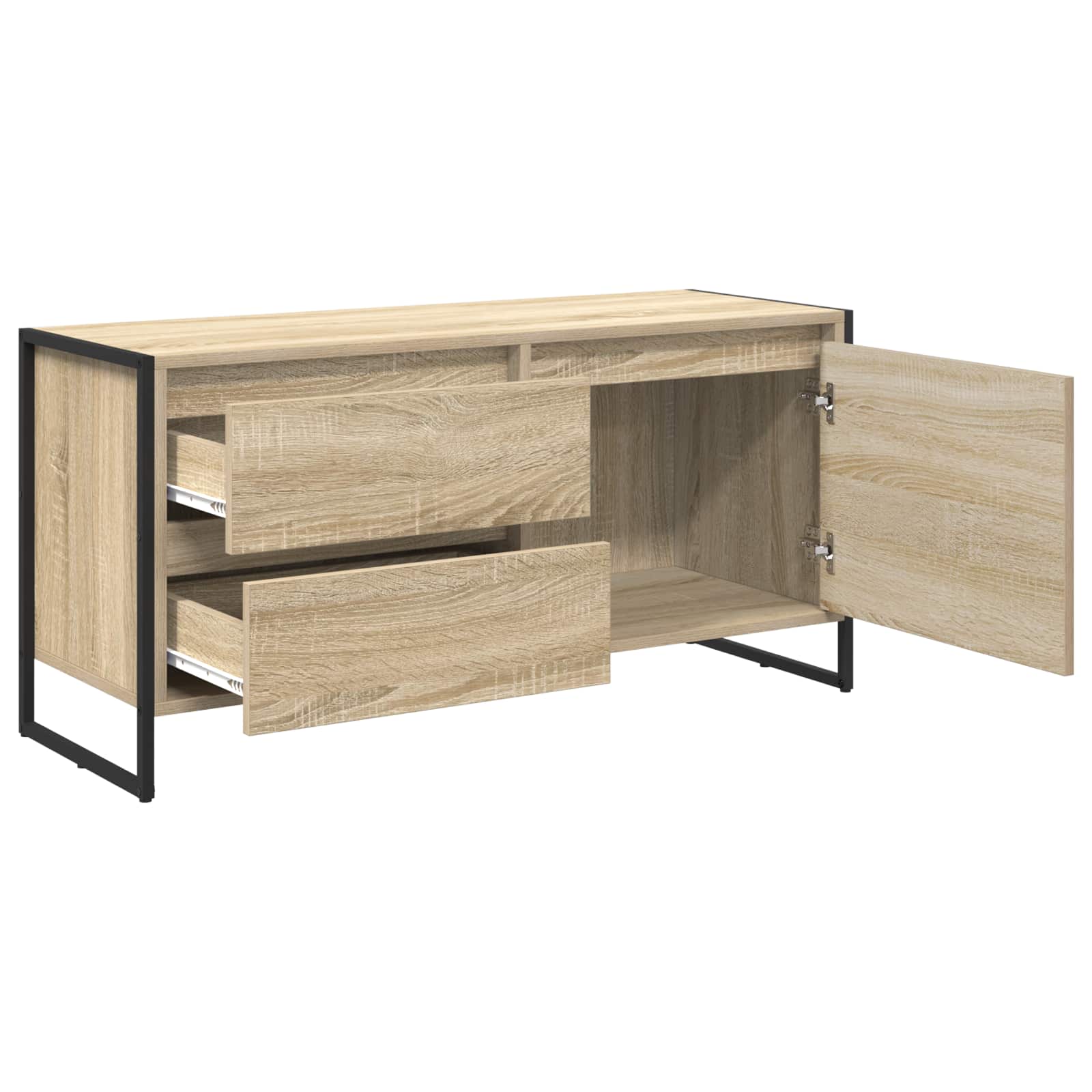 Cabinet TV cu sertar Sonoma 100 x 36 x 49.5 cm Lemn compozit — imaginea 5