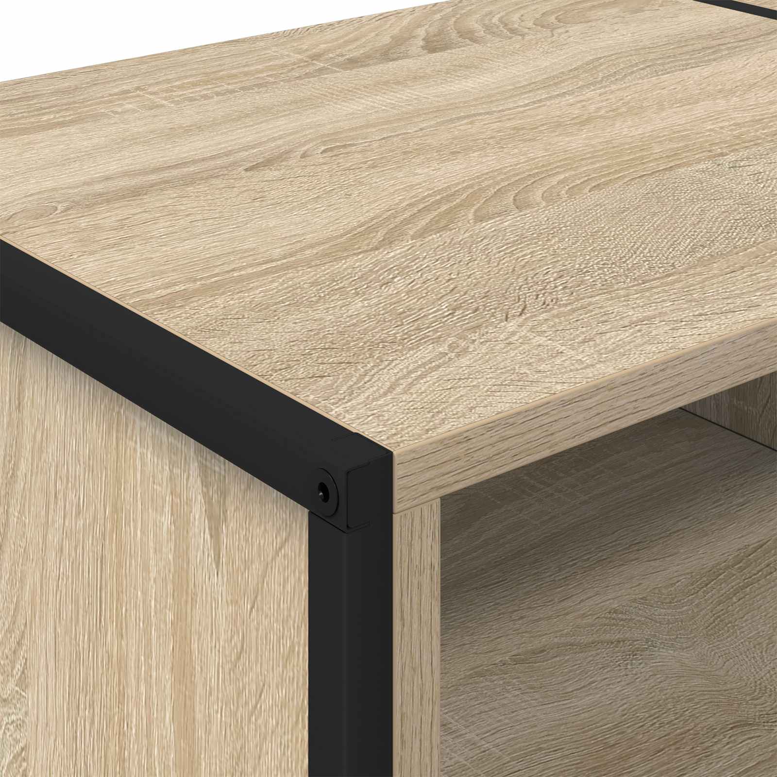 Cabinet TV Sonoma 170.5 x 36 x 30.5 cm Lemn compozit — imaginea 8