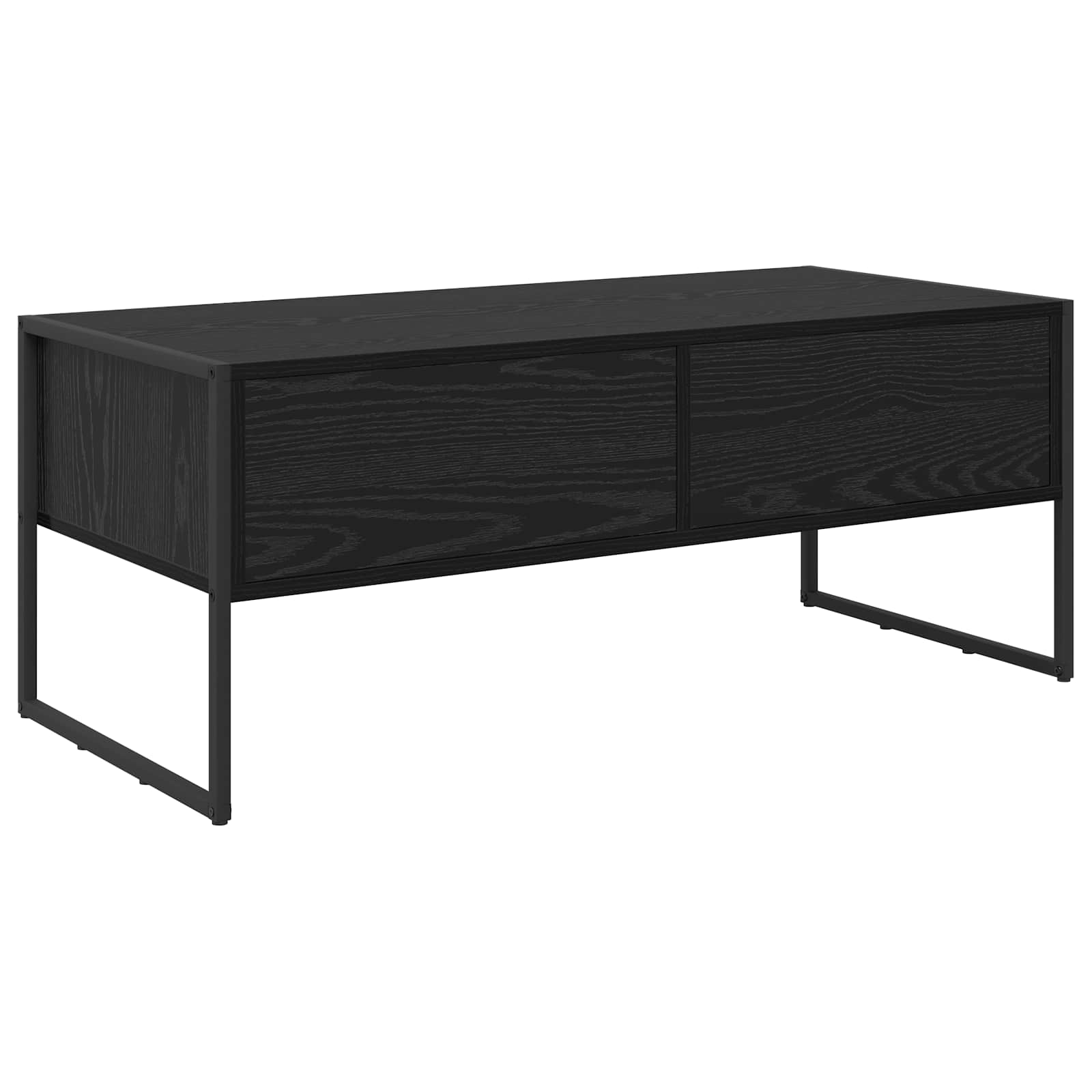 Masa de cafea Stejar Negru 100 x 46 x 40 cm Lemn compozit — imaginea 8