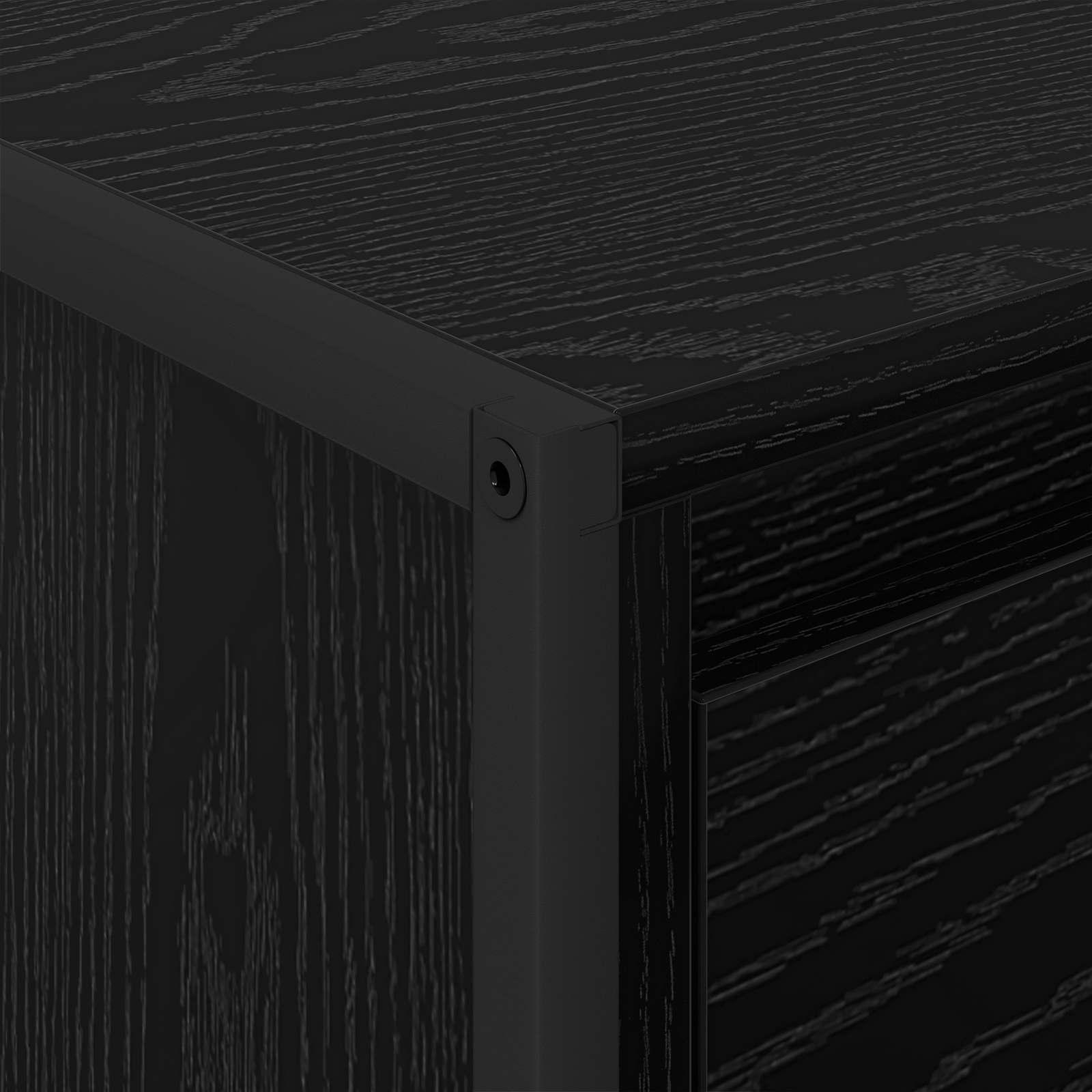 Masa de cafea Stejar Negru 100 x 46 x 40 cm Lemn compozit — imaginea 9