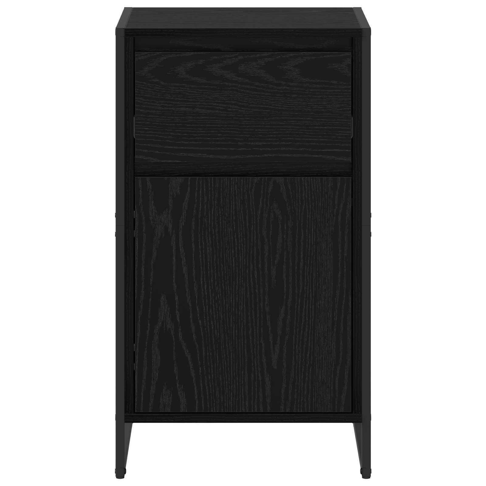 Bufet cu sertar Stejar Negru 81 x 36 x 150.5 cm Lemn compozit — imaginea 6