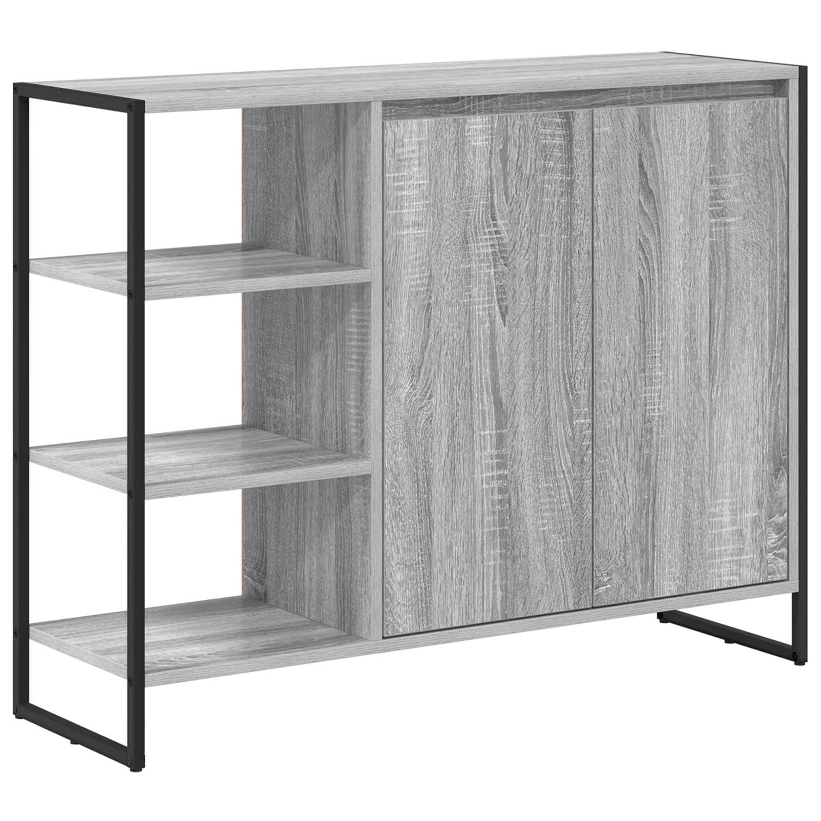 Dulap lateral Gri Sonoma 96.5 x 30 x 75 cm Lemn compozit