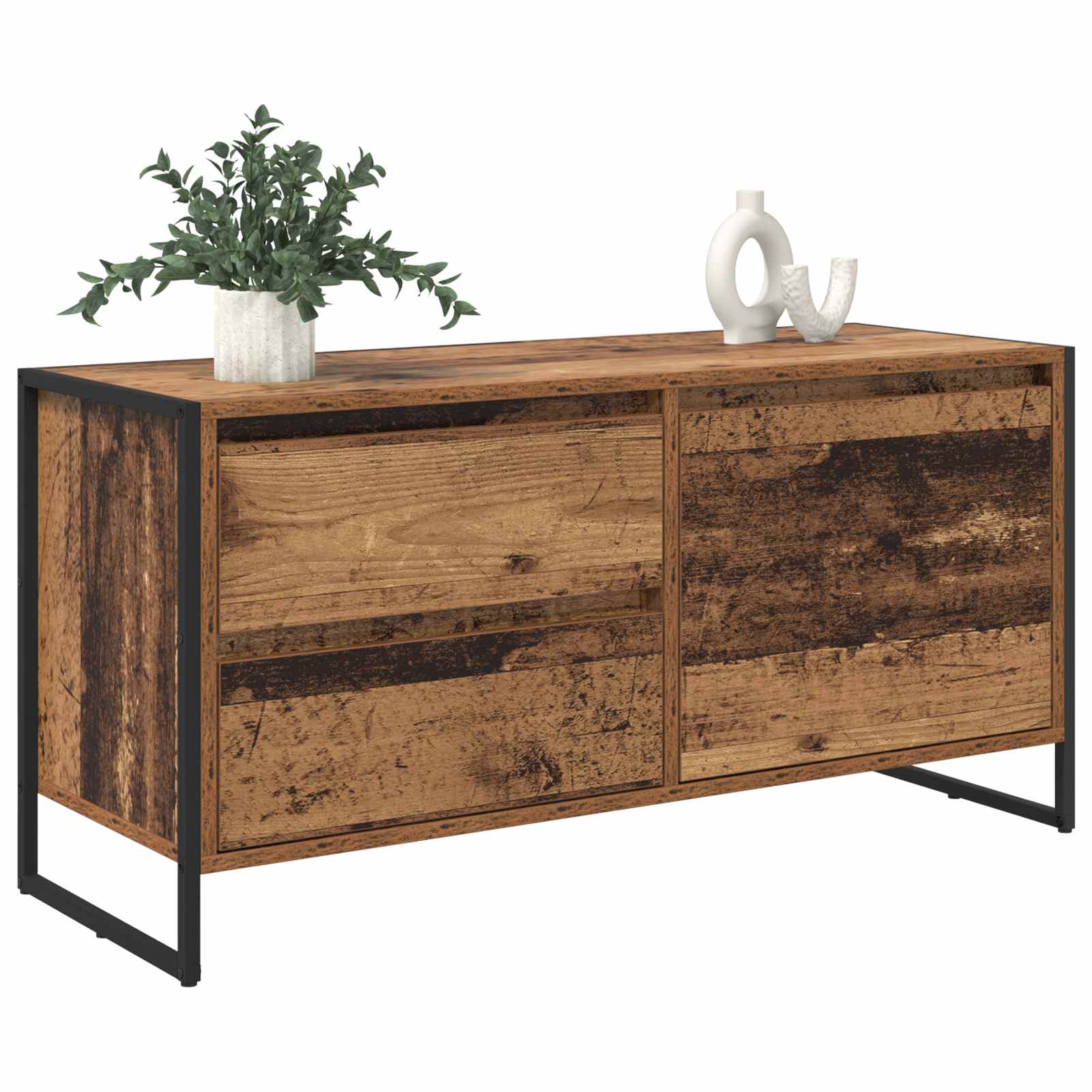 Cabinet TV Lemn Vechi 100 x 36 x 49.5 cm Lemn compozit — imaginea 3