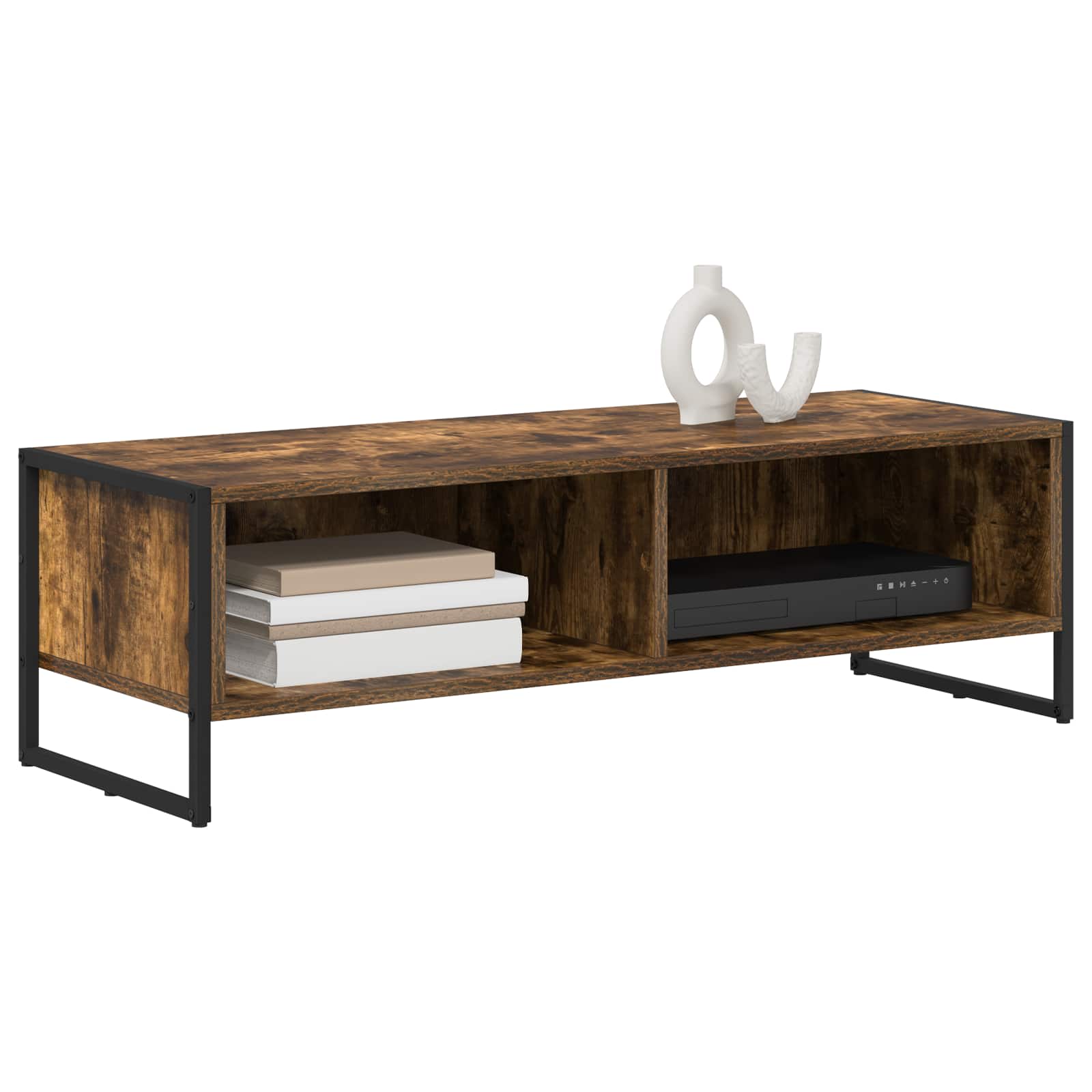 Cabinet TV Stejar fumuriu 100 x 36.5 x 30.5 cm Lemn compozit — imaginea 3