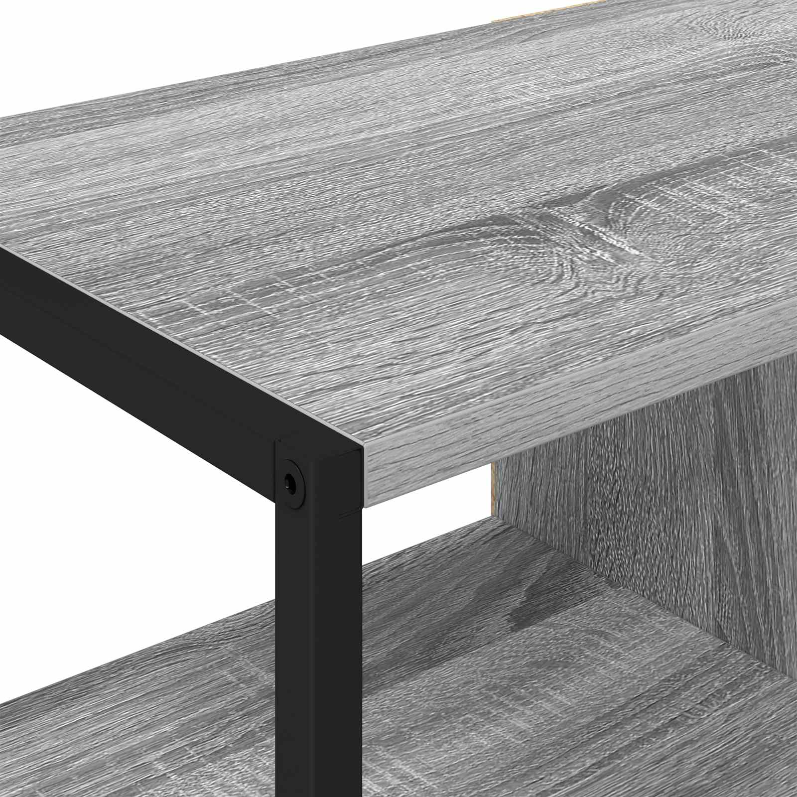 Dulap lateral Gri Sonoma 96.5 x 30 x 75 cm Lemn compozit — imaginea 9