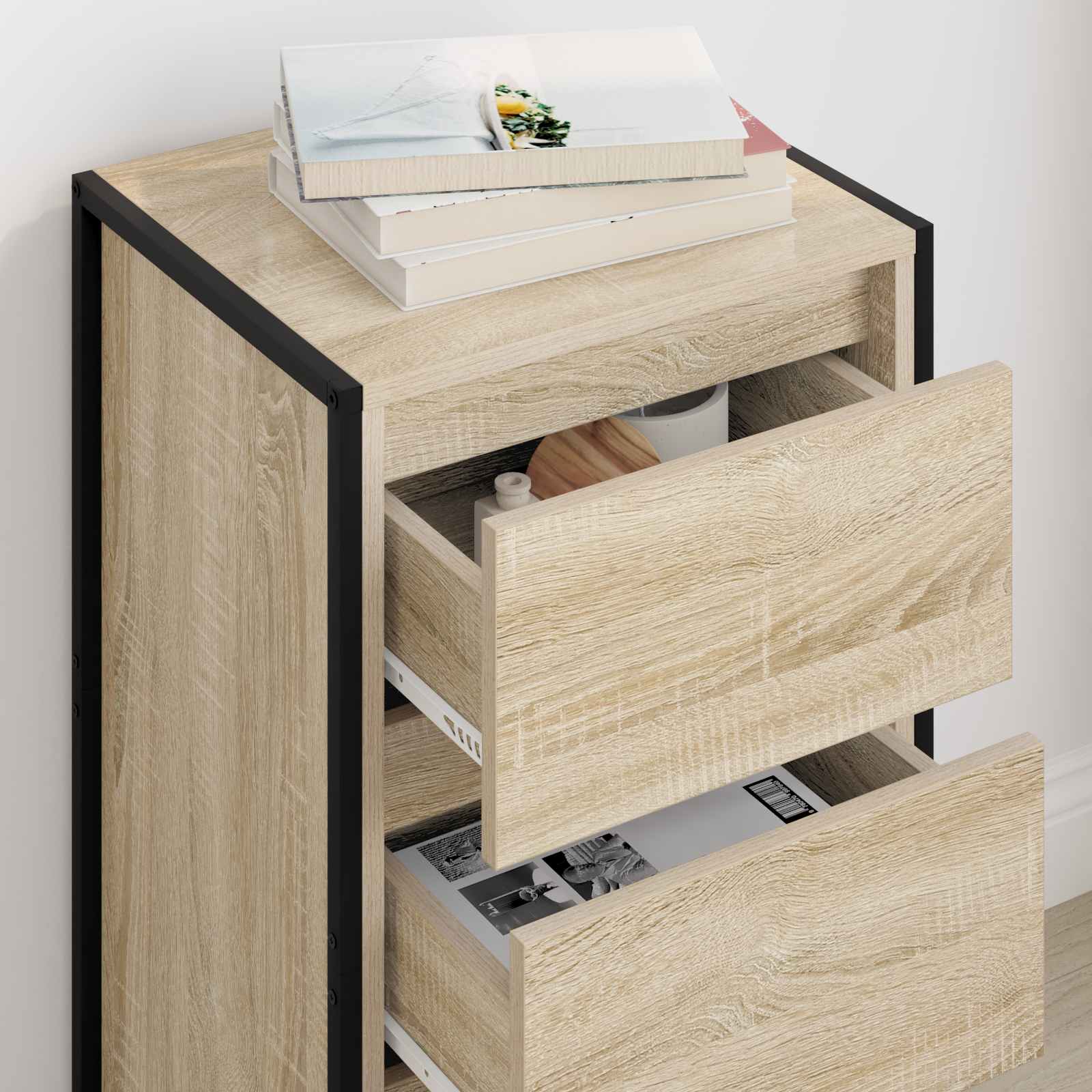 Bufet cu sertar Sonoma 42 x 36 x 75.5 cm Lemn compozit — imaginea 4