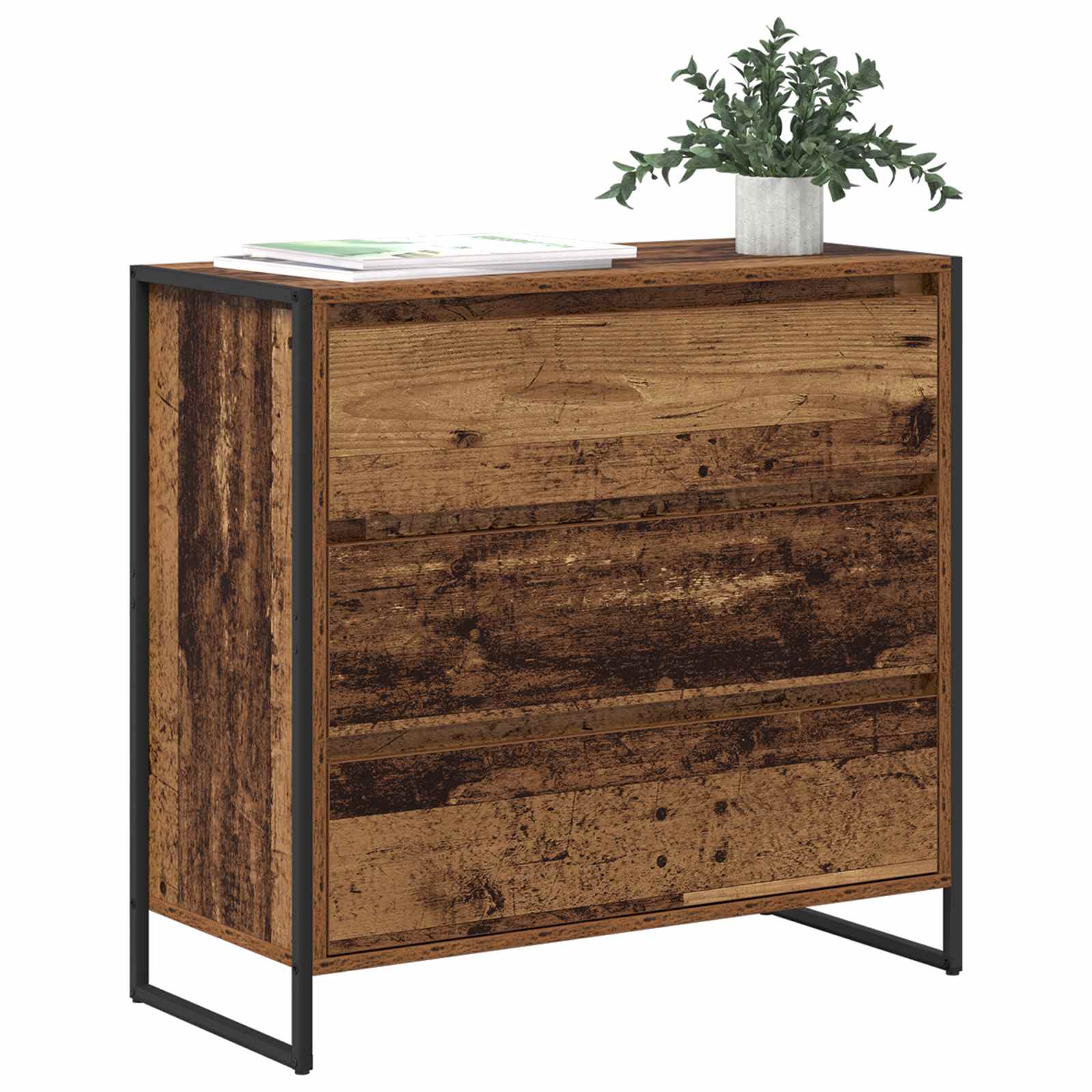 Bufet cu sertar Lemn Vechi 79 x 36 x 75.5 cm Lemn compozit — imaginea 3