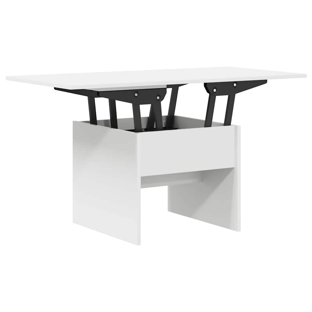 Masa de cafea Alb 55 x 54,5 x 45 cm Lemn compozit