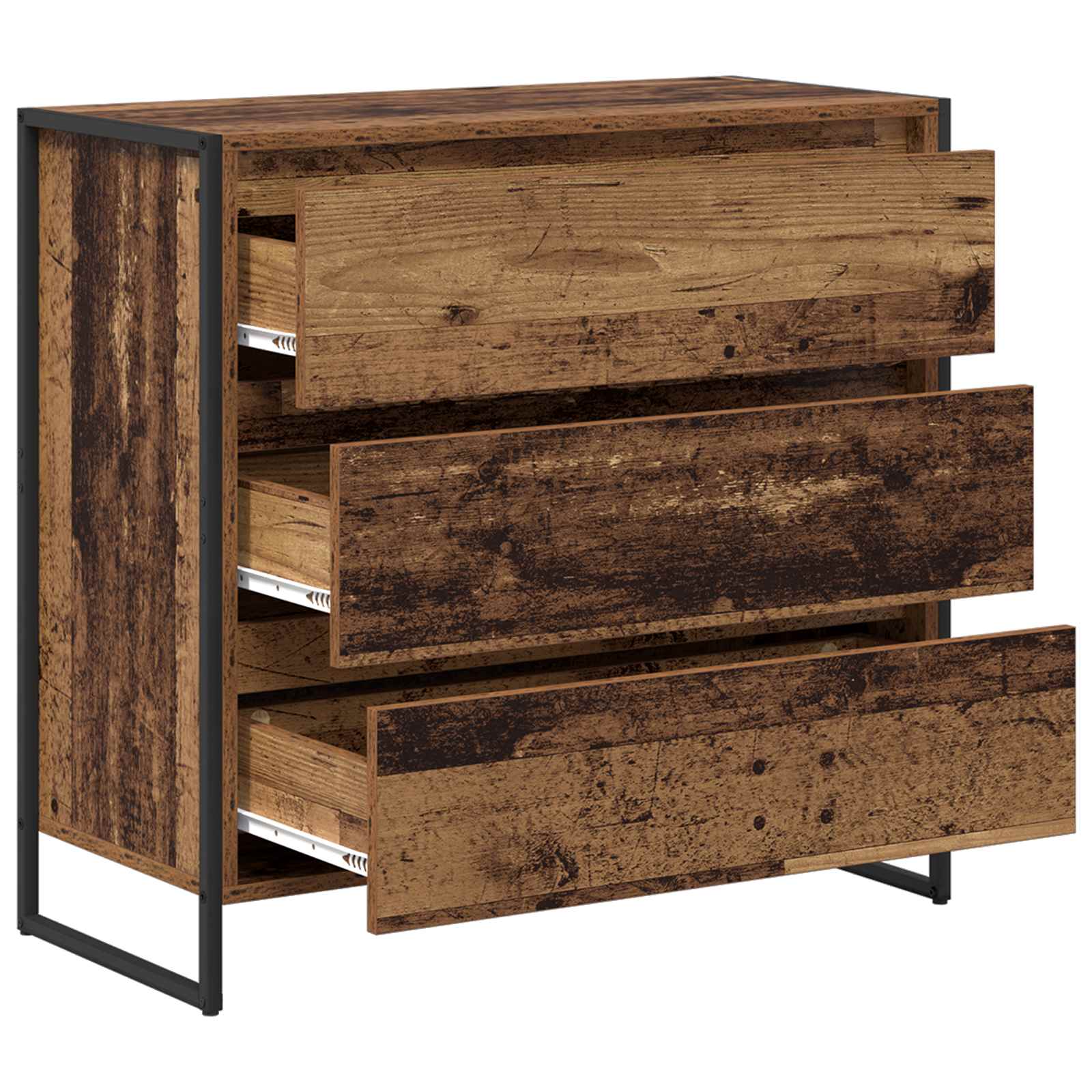 Bufet cu sertar Lemn Vechi 79 x 36 x 75.5 cm Lemn compozit — imaginea 5