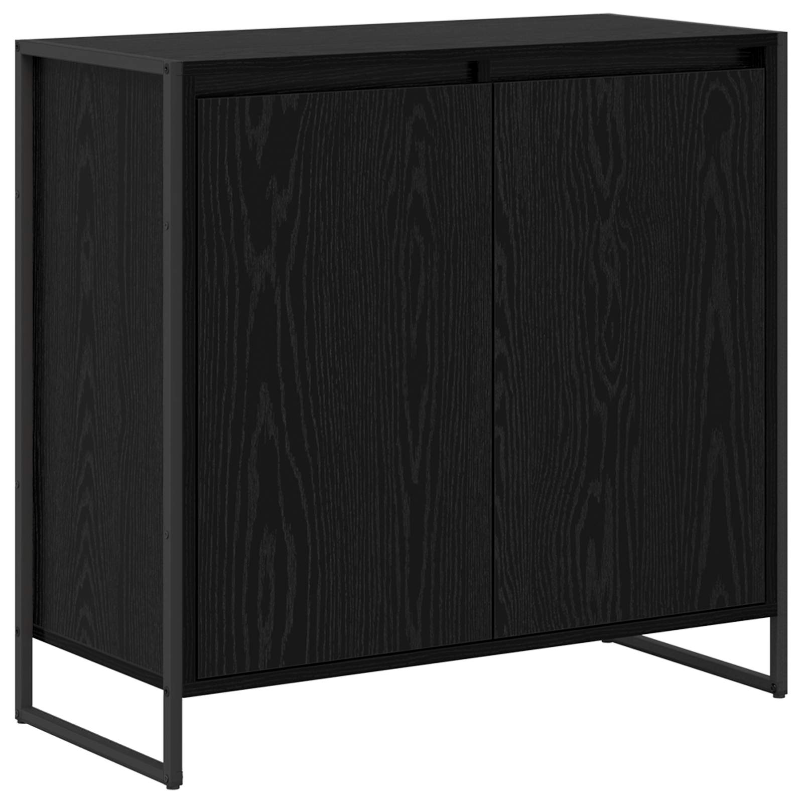 Dulap lateral Stejar Negru 79 x 36 x 75 cm Lemn compozit