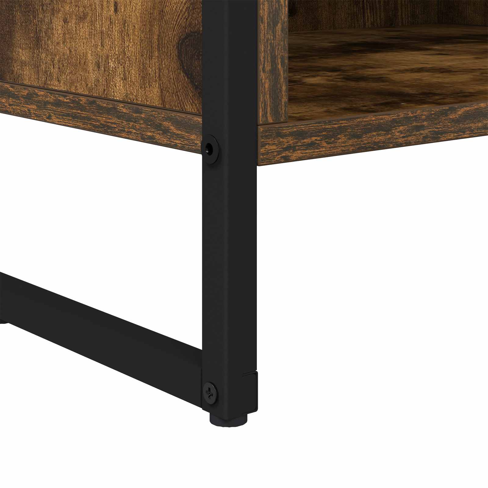Cabinet TV Stejar fumuriu 100 x 36.5 x 30.5 cm Lemn compozit — imaginea 9