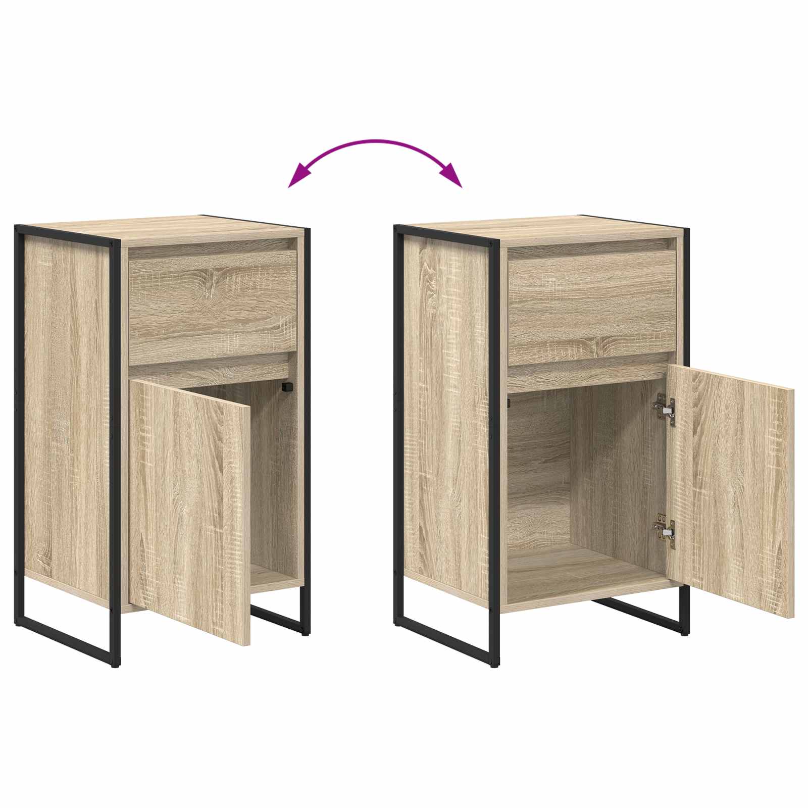 Bufet cu sertar Sonoma 81 x 36 x 150.5 cm Lemn compozit — imaginea 12