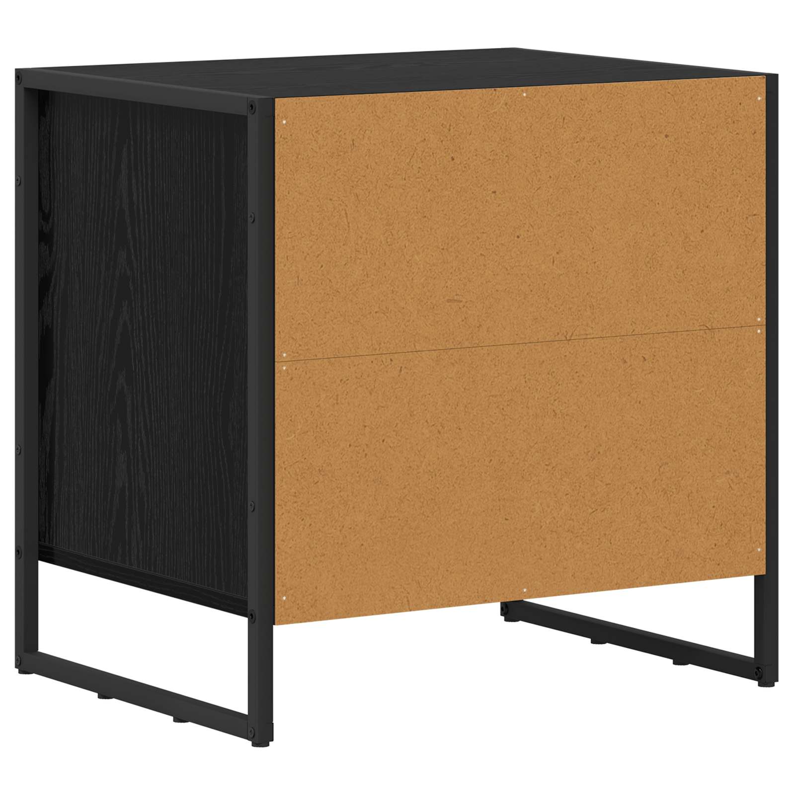 Noptiera 2 pcs Stejar Negru 50 x 39.5 x 50 cm Lemn compozit — imaginea 8