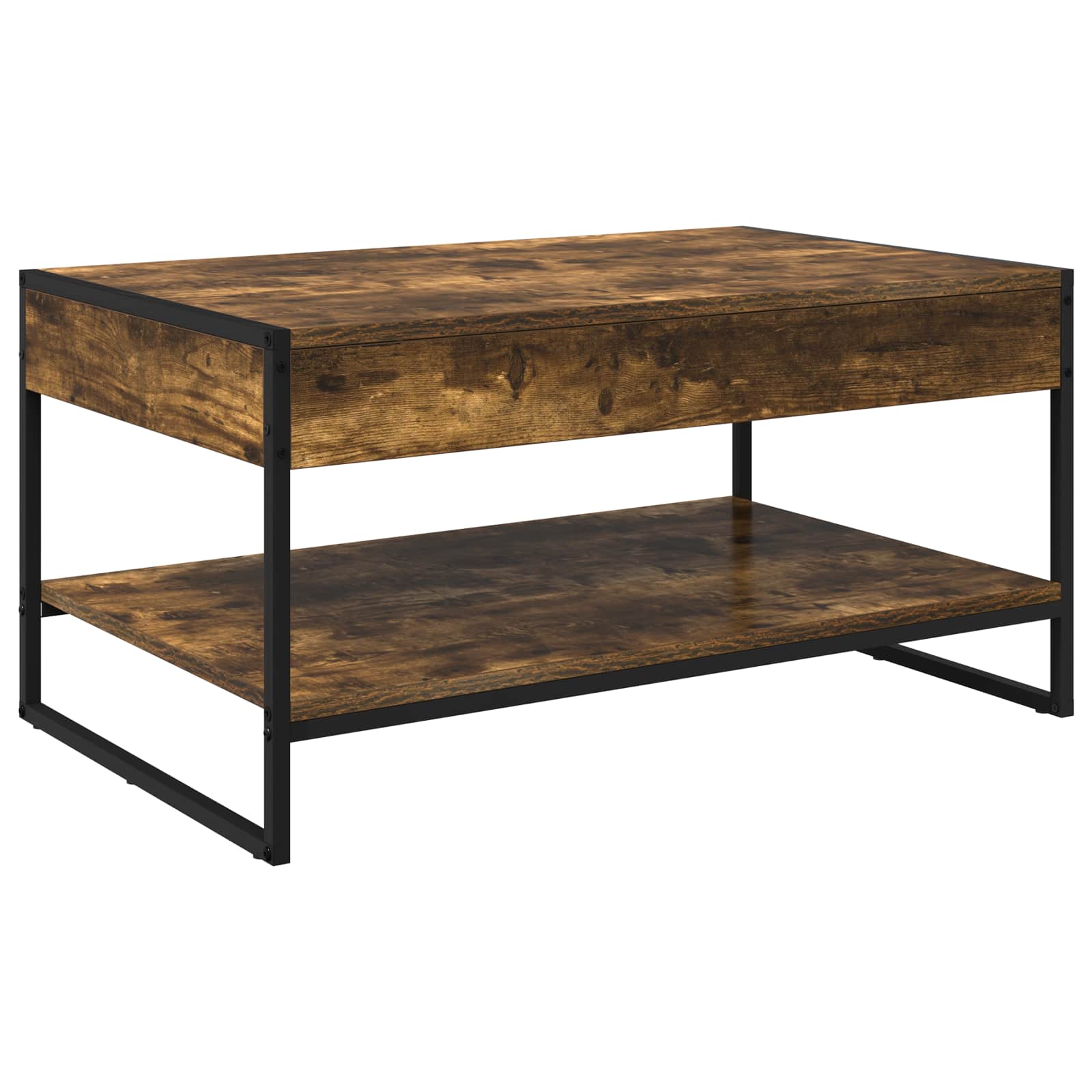 Masa de cafea Stejar fumuriu 80 x 50 x 40 cm Lemn compozit — imaginea 7