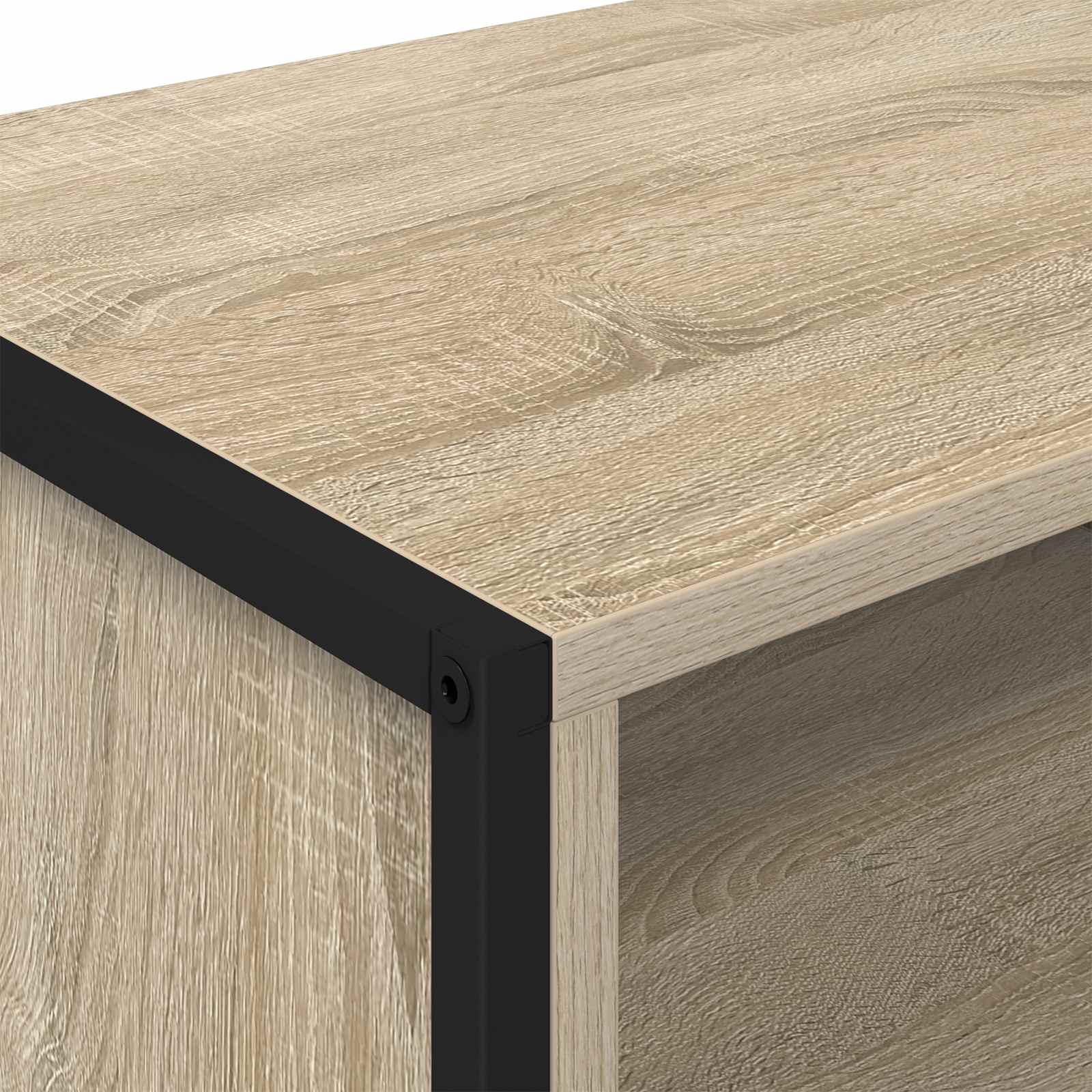 Cabinet TV Sonoma 100 x 36.5 x 30.5 cm Lemn compozit — imaginea 8