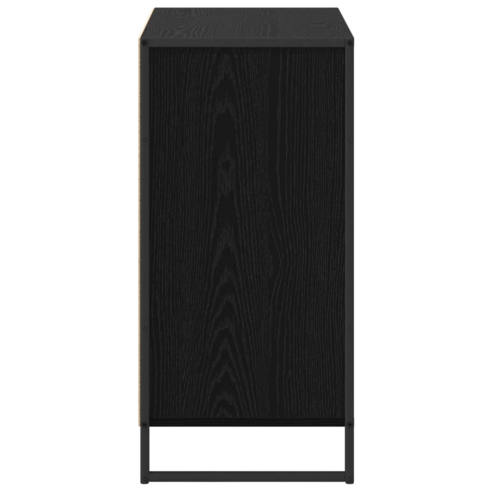Dulap lateral Stejar Negru 79 x 36 x 75 cm Lemn compozit — imaginea 7