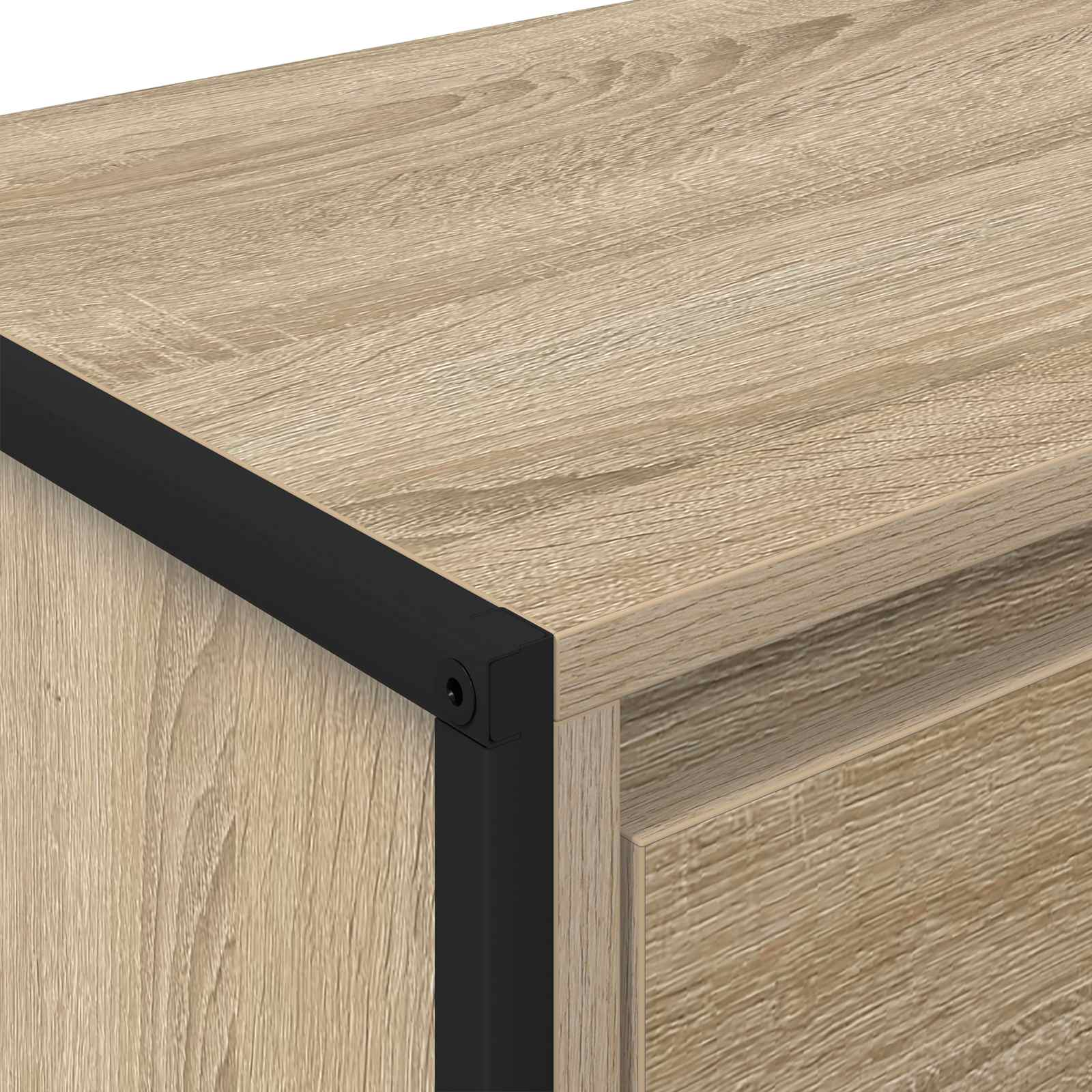 Cabinet TV cu sertar Sonoma 100 x 36 x 49,5 cm Lemn compozit — imaginea 9