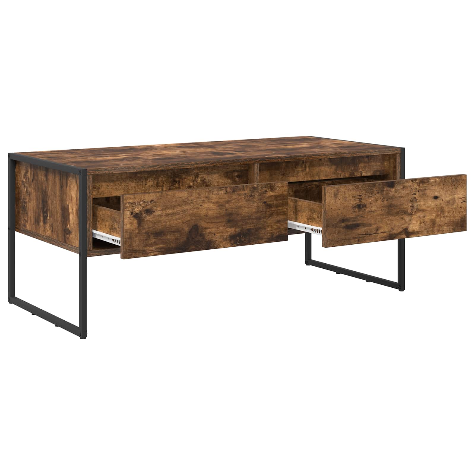 Masa de cafea Stejar fumuriu 100 x 46 x 40 cm Lemn compozit — imaginea 5