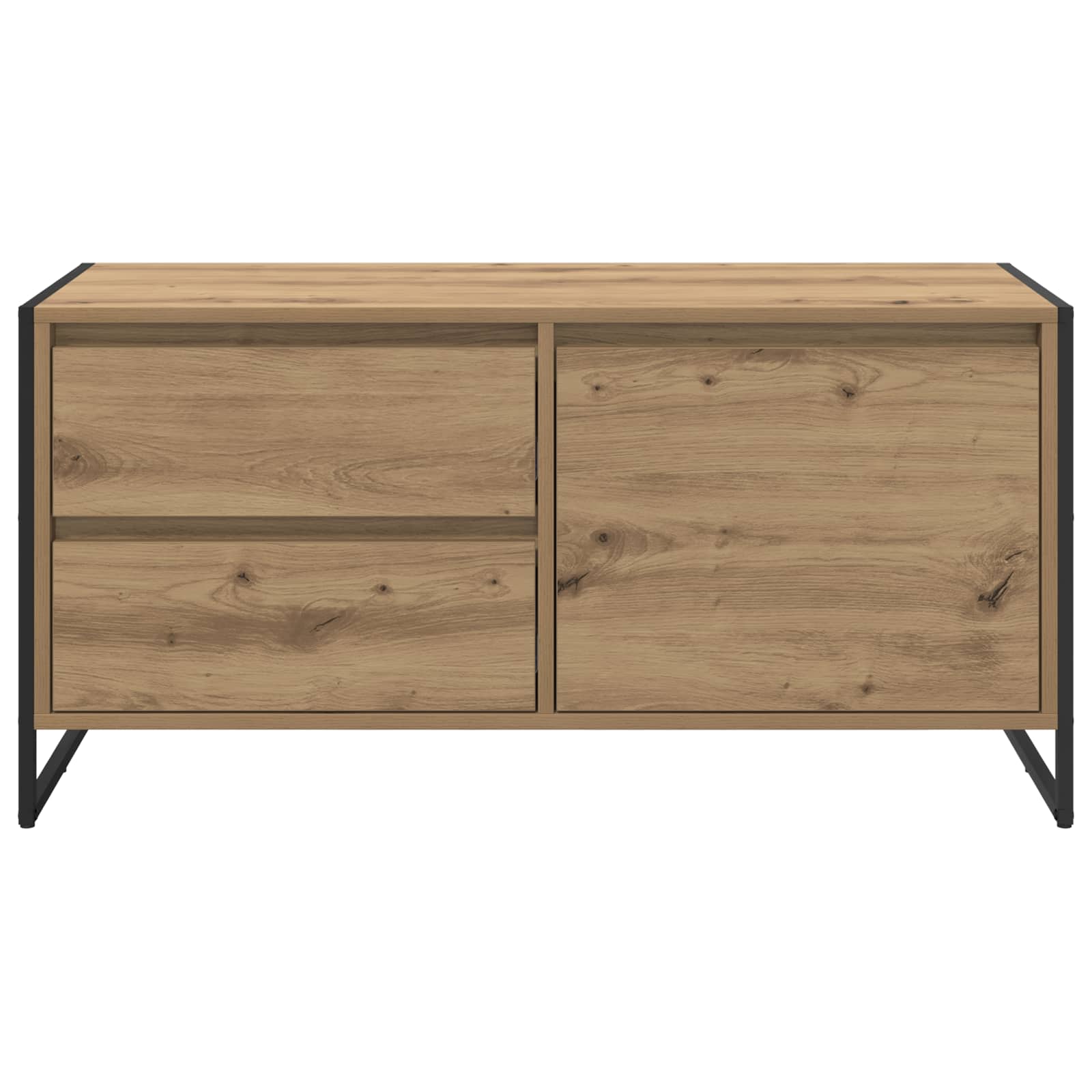 Cabinet TV Stejar artizanal 100 x 36 x 49.5 cm Lemn compozit — imaginea 6