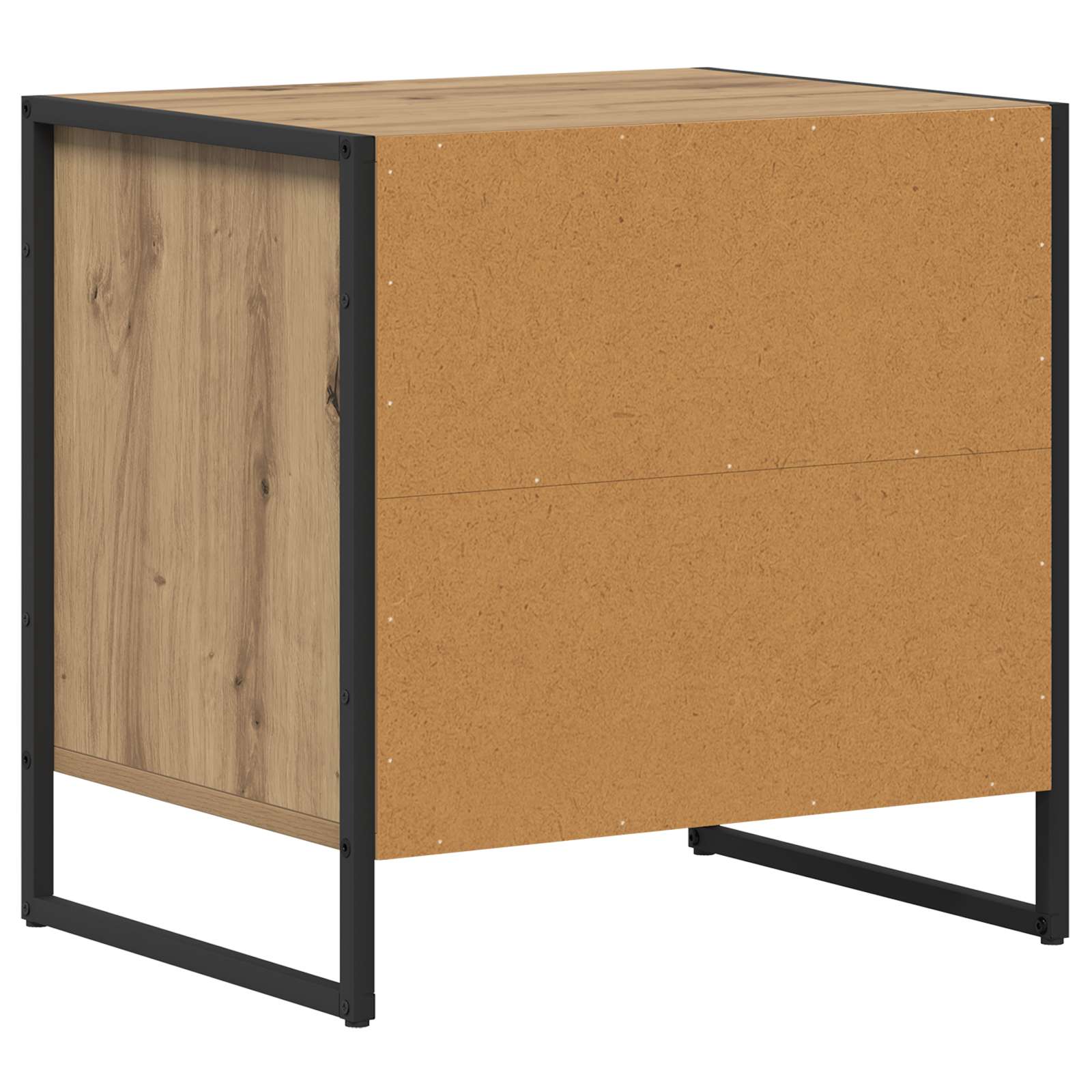 Noptiera 2 pcs Stejar artizanal 50 x 39,5 x 50 cm Lemn compozit — imaginea 8