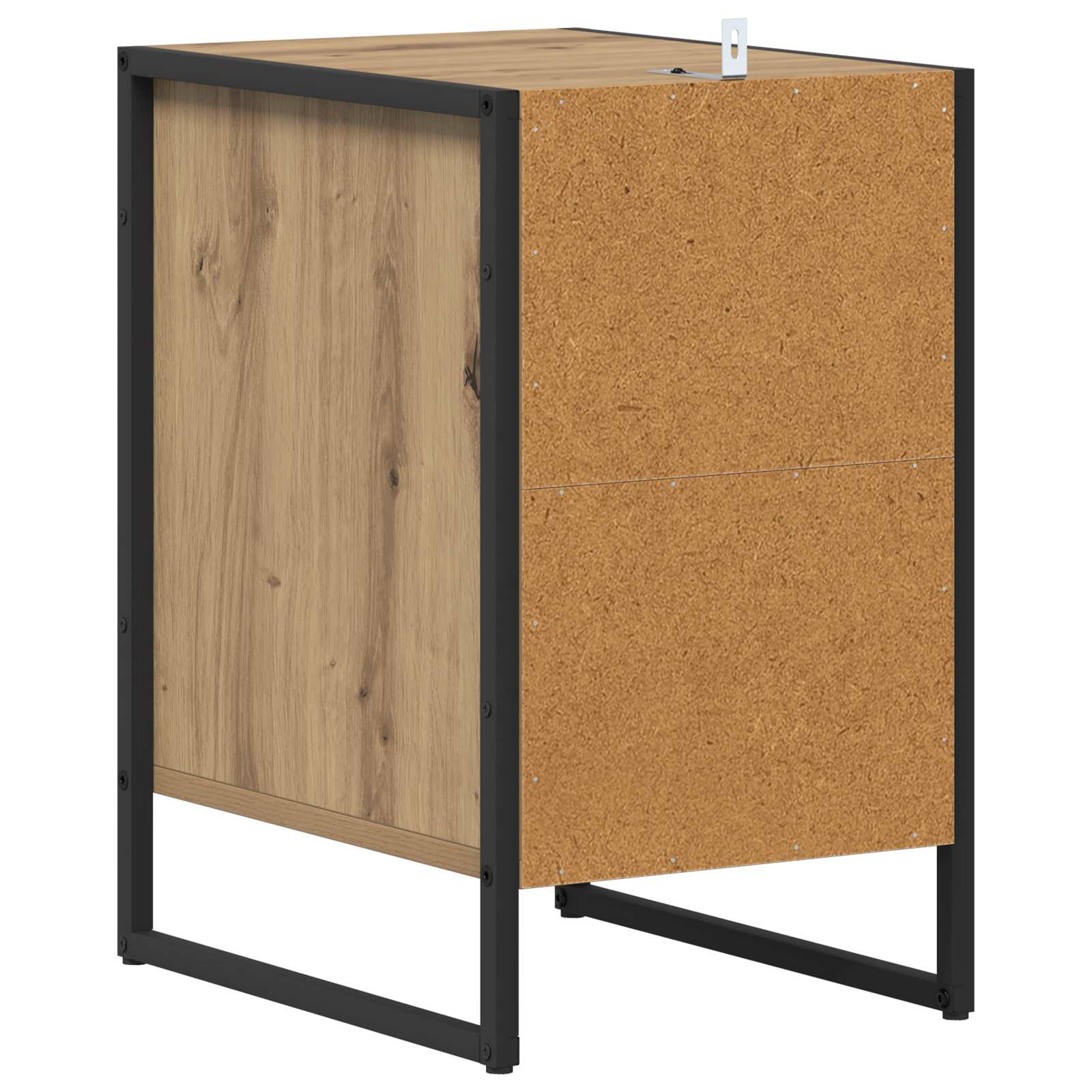 Noptiera 2 pcs Stejar artizanal 39,5 x 30 x 50 cm Lemn compozit — imaginea 9