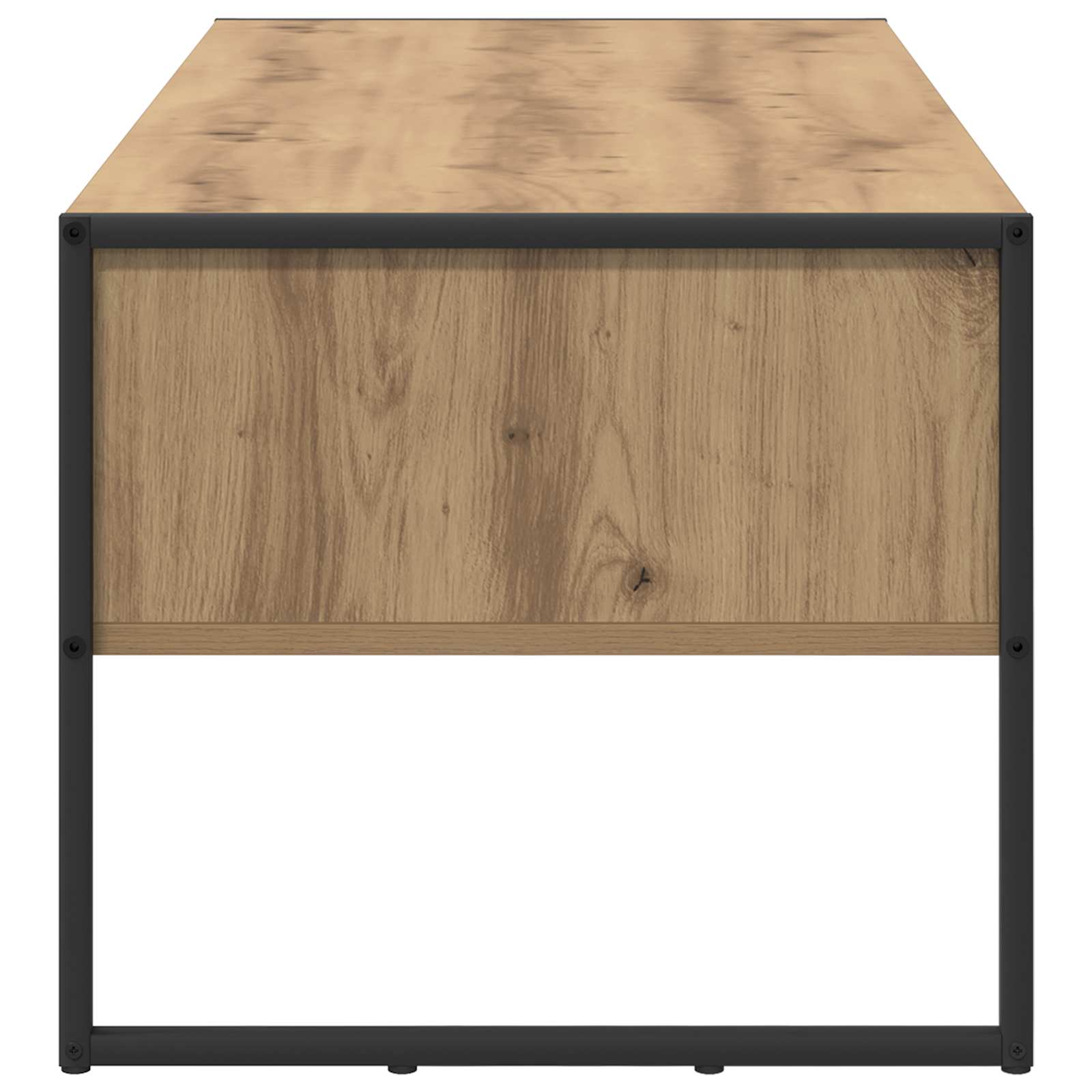 Masa de cafea Stejar artizanal 100 x 46 x 40 cm Lemn compozit — imaginea 7