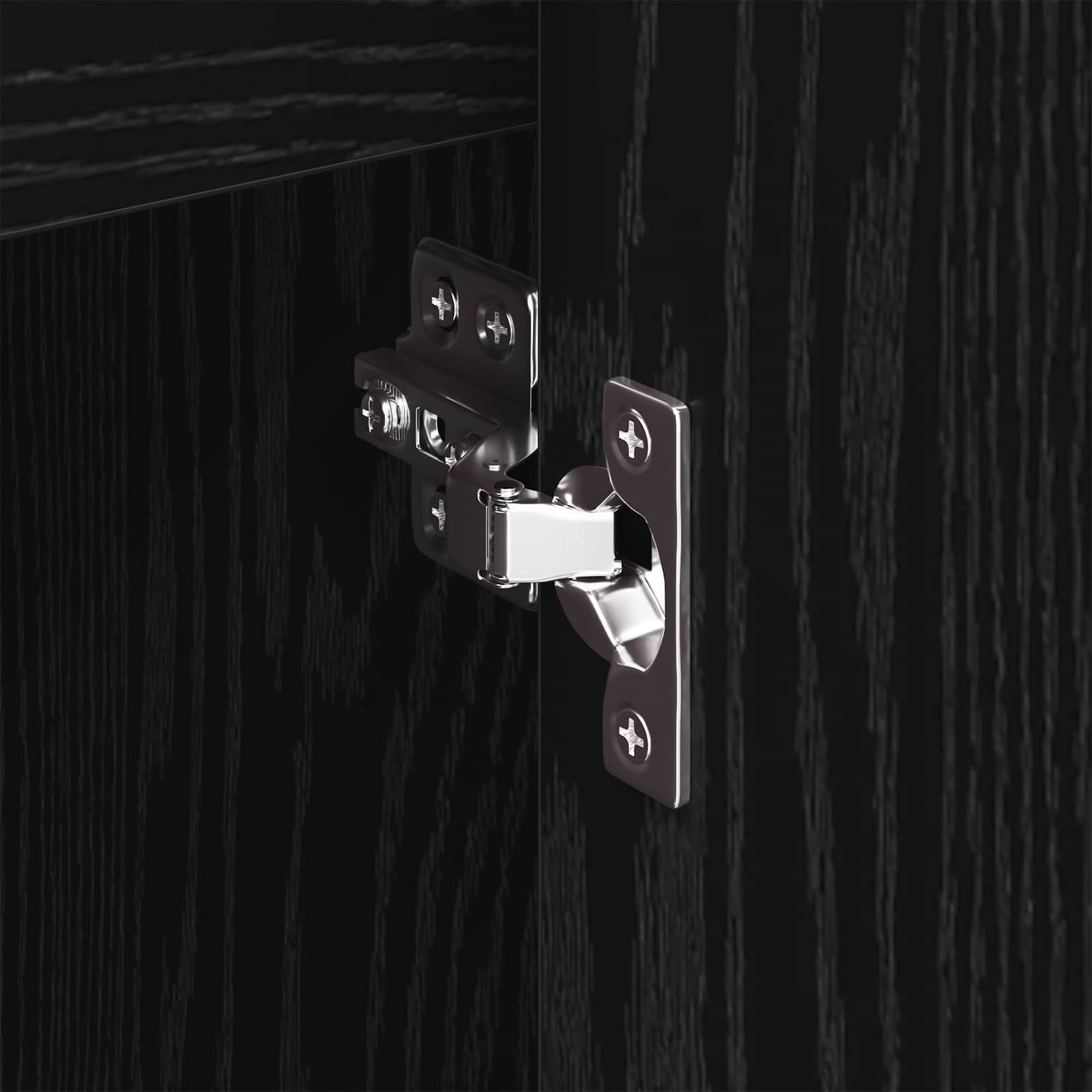 Dulap lateral Stejar Negru 79 x 36 x 75 cm Lemn compozit — imaginea 11