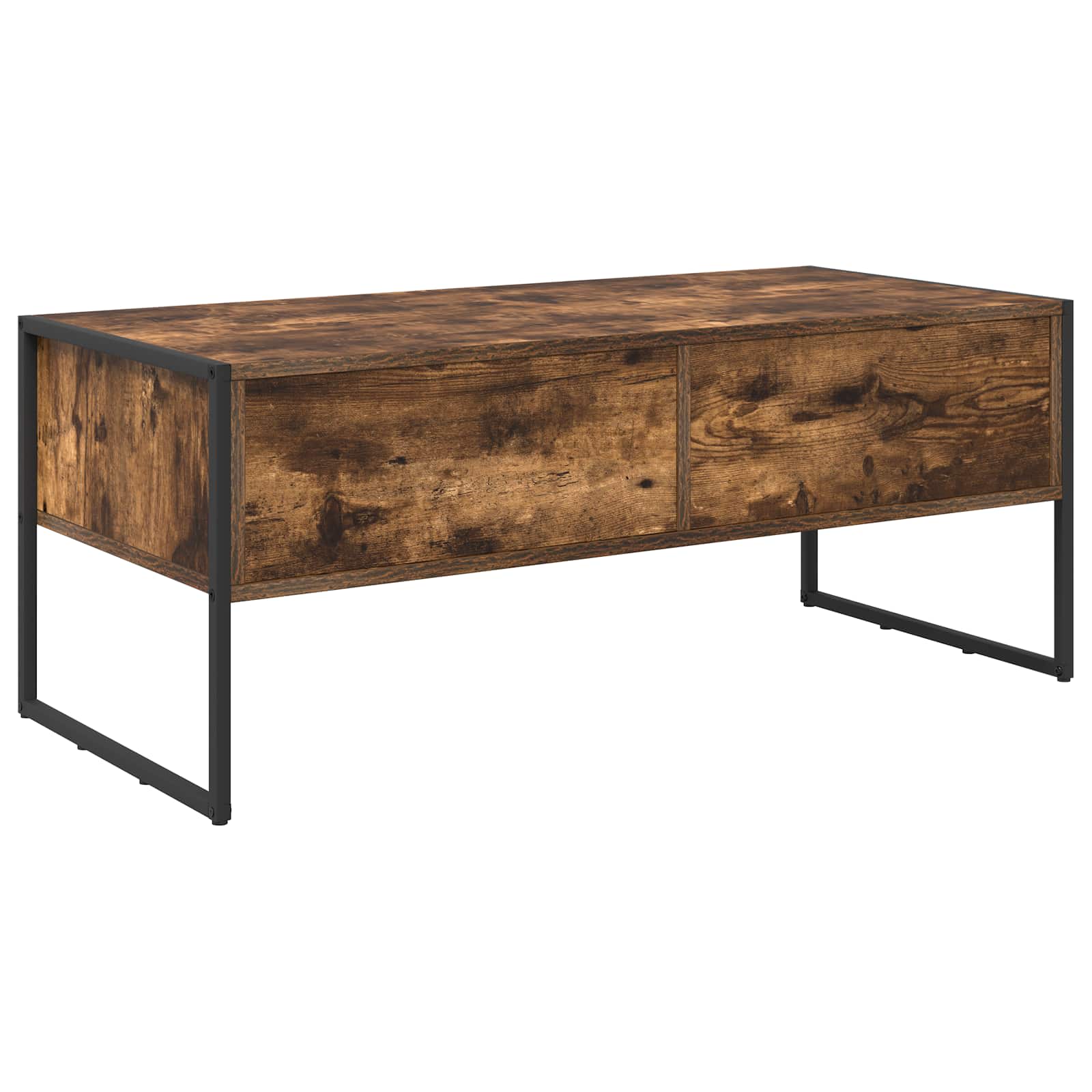 Masa de cafea Stejar fumuriu 100 x 46 x 40 cm Lemn compozit — imaginea 8