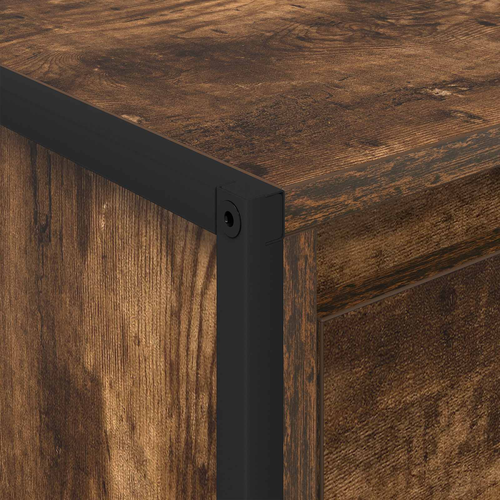 Masa de cafea Stejar fumuriu 100 x 46 x 40 cm Lemn compozit — imaginea 9