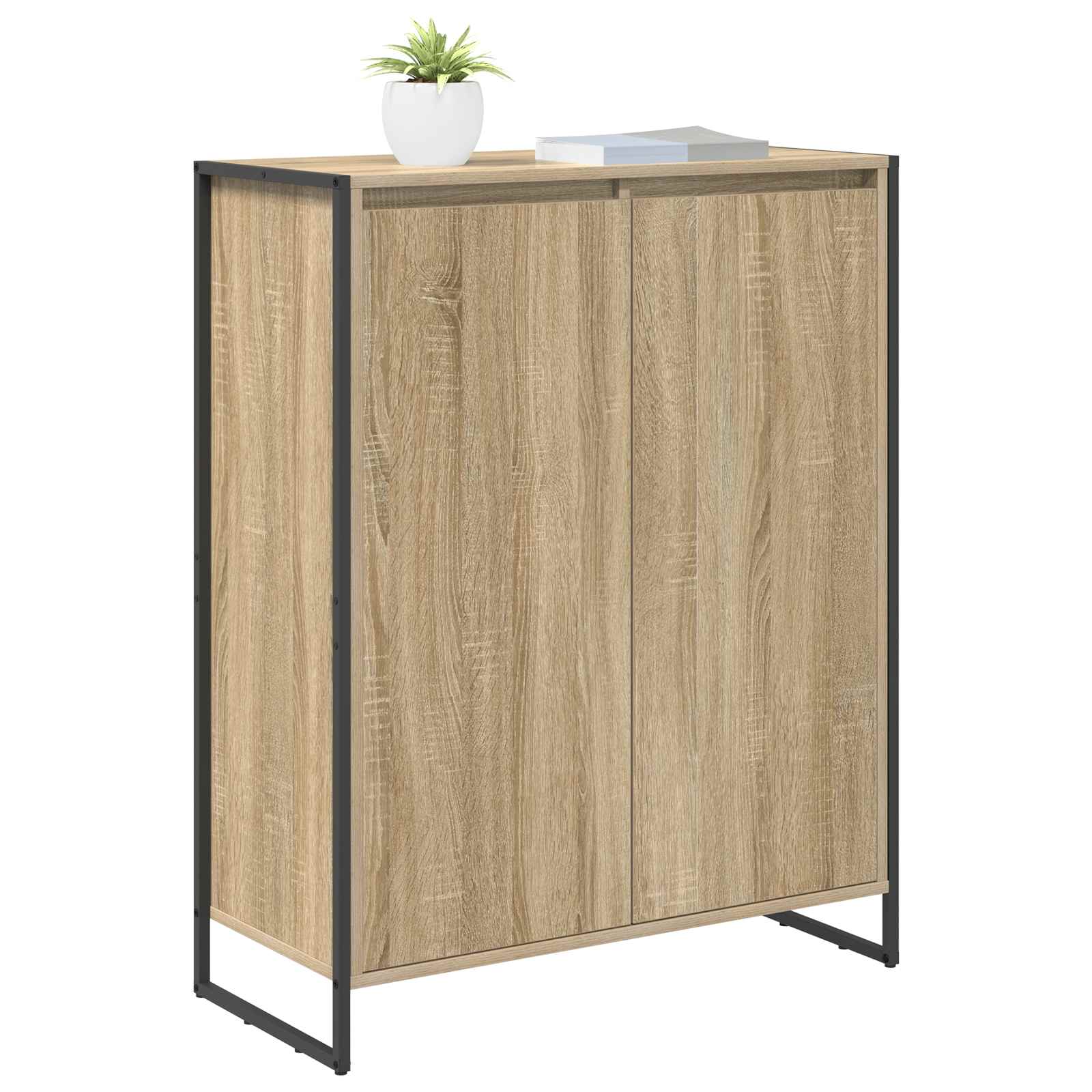 Dulap pentru pantofi Sonoma 79 x 36 x 100 cm Lemn compozit — imaginea 3
