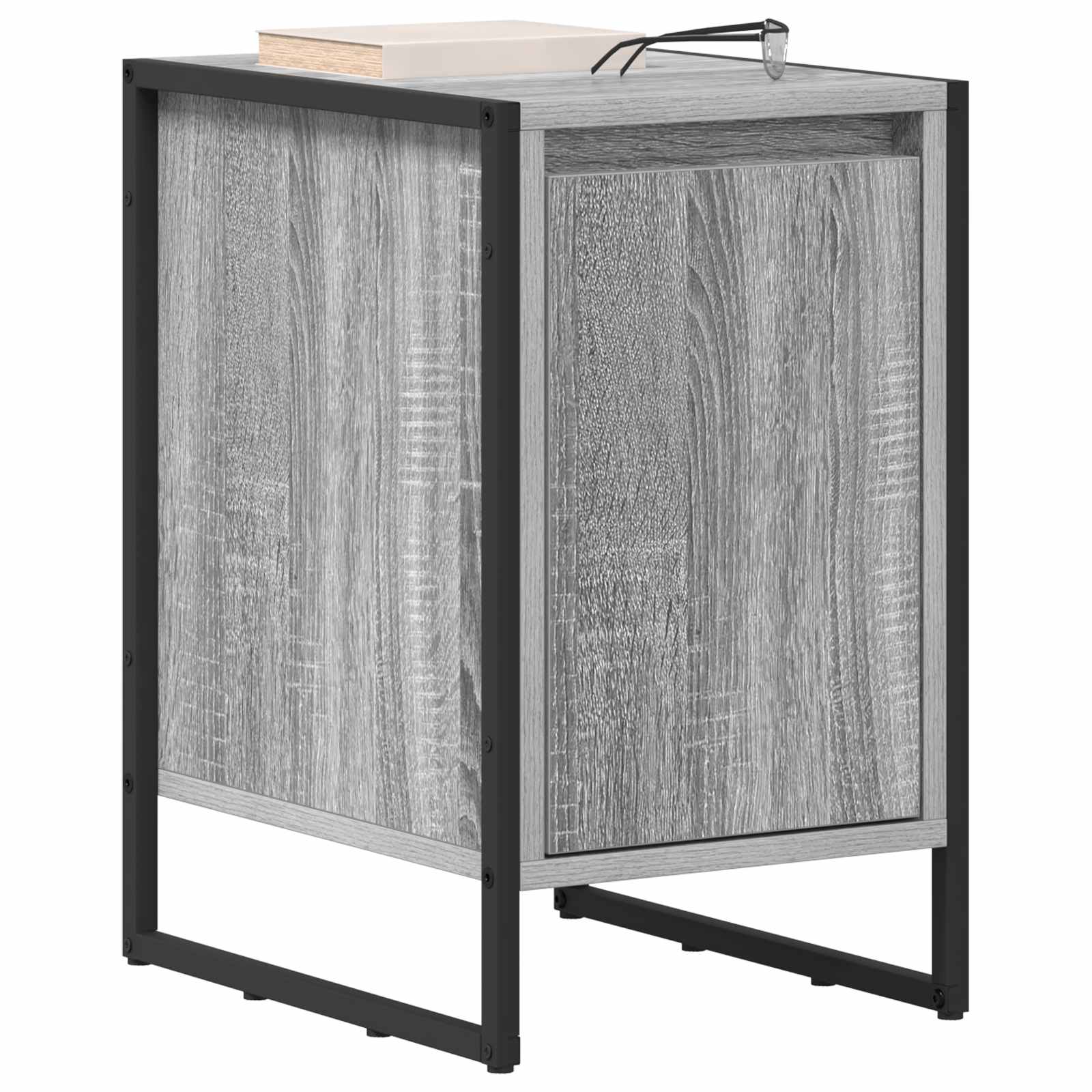 Noptiera 2 pcs Gri Sonoma 39,5 x 30 x 50 cm Lemn compozit — imaginea 3