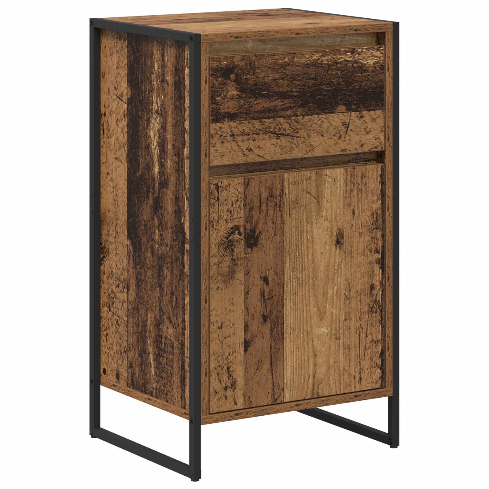 Bufet cu sertar Lemn Vechi 81 x 36 x 150.5 cm Lemn compozit