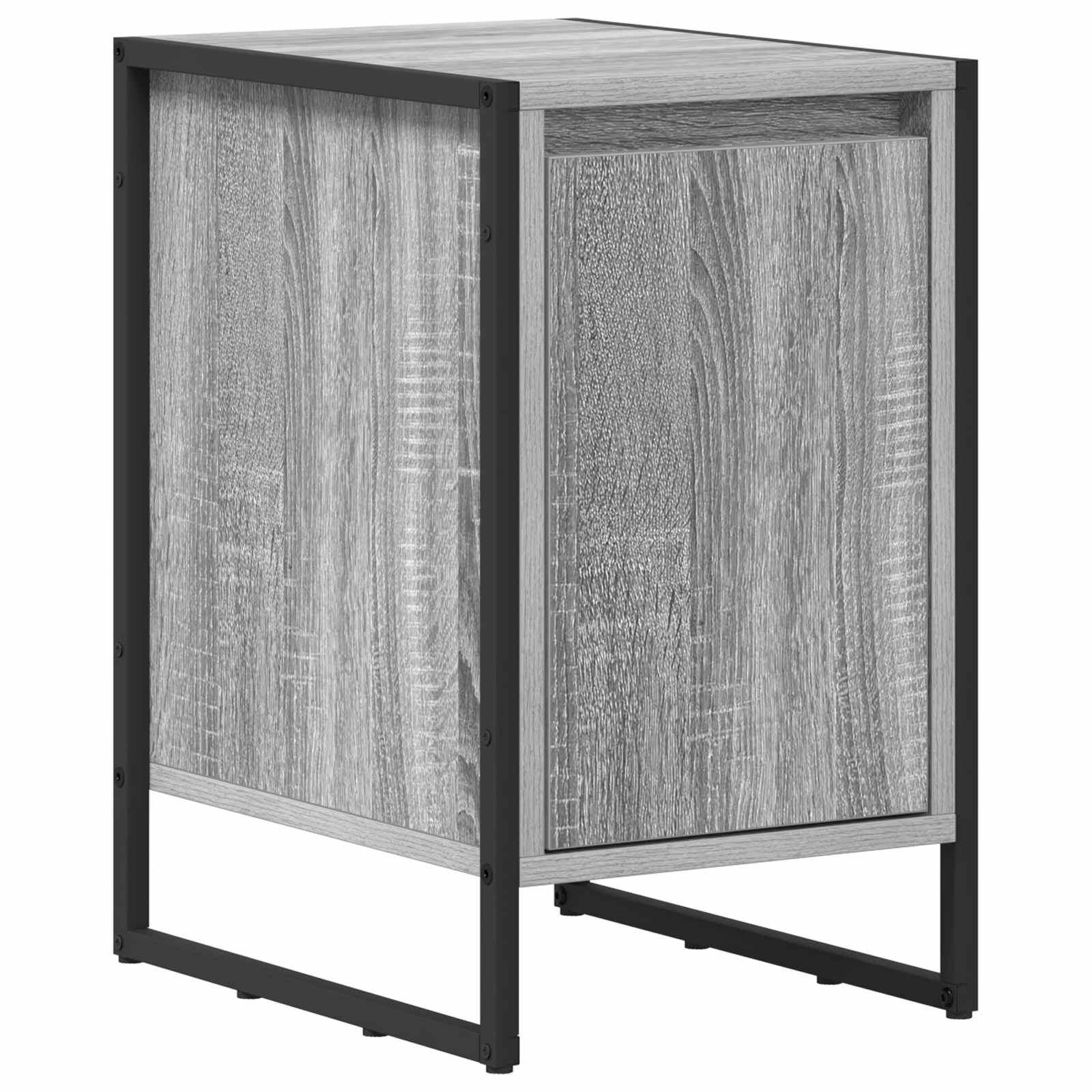 Noptiera Gri Sonoma 39,5 x 30 x 50 cm Lemn compozit