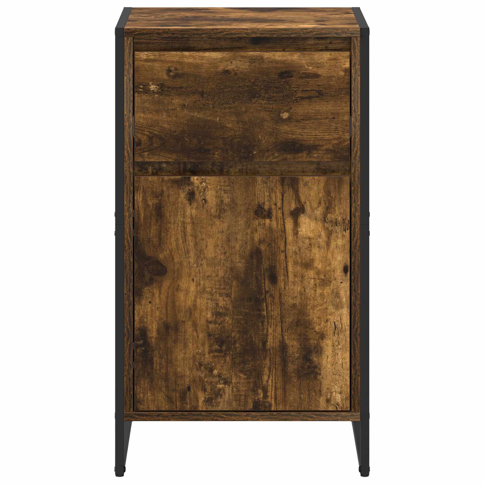 Bufet cu sertar Stejar fumuriu 81 x 36 x 150.5 cm Lemn compozit — imaginea 6