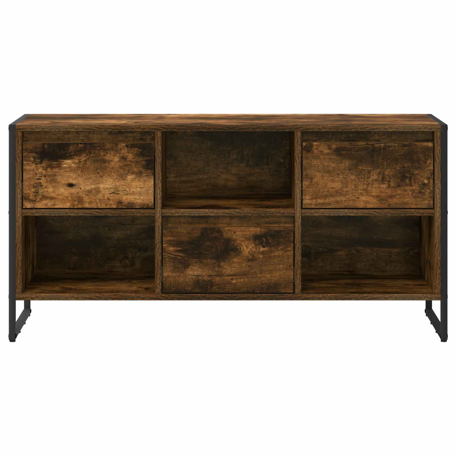 Cabinet TV Stejar fumuriu 100 x 36 x 49,5 cm Lemn compozit — imaginea 7
