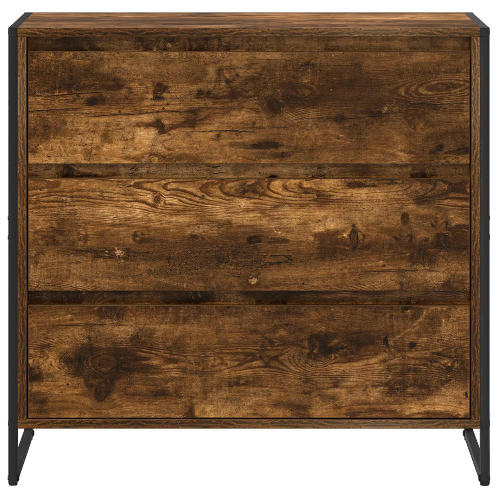 Bufet cu sertar Stejar fumuriu 79 x 36 x 75.5 cm Lemn compozit — imaginea 6