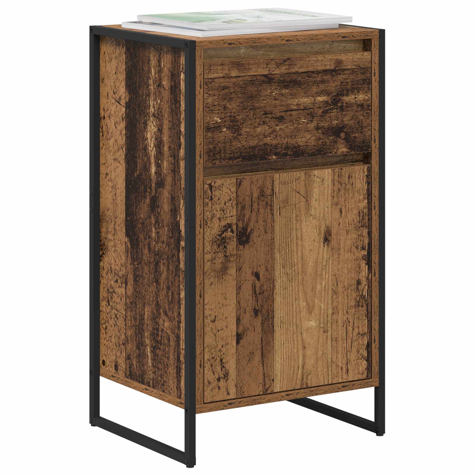 Bufet cu sertar Lemn Vechi 81 x 36 x 150.5 cm Lemn compozit — imaginea 3