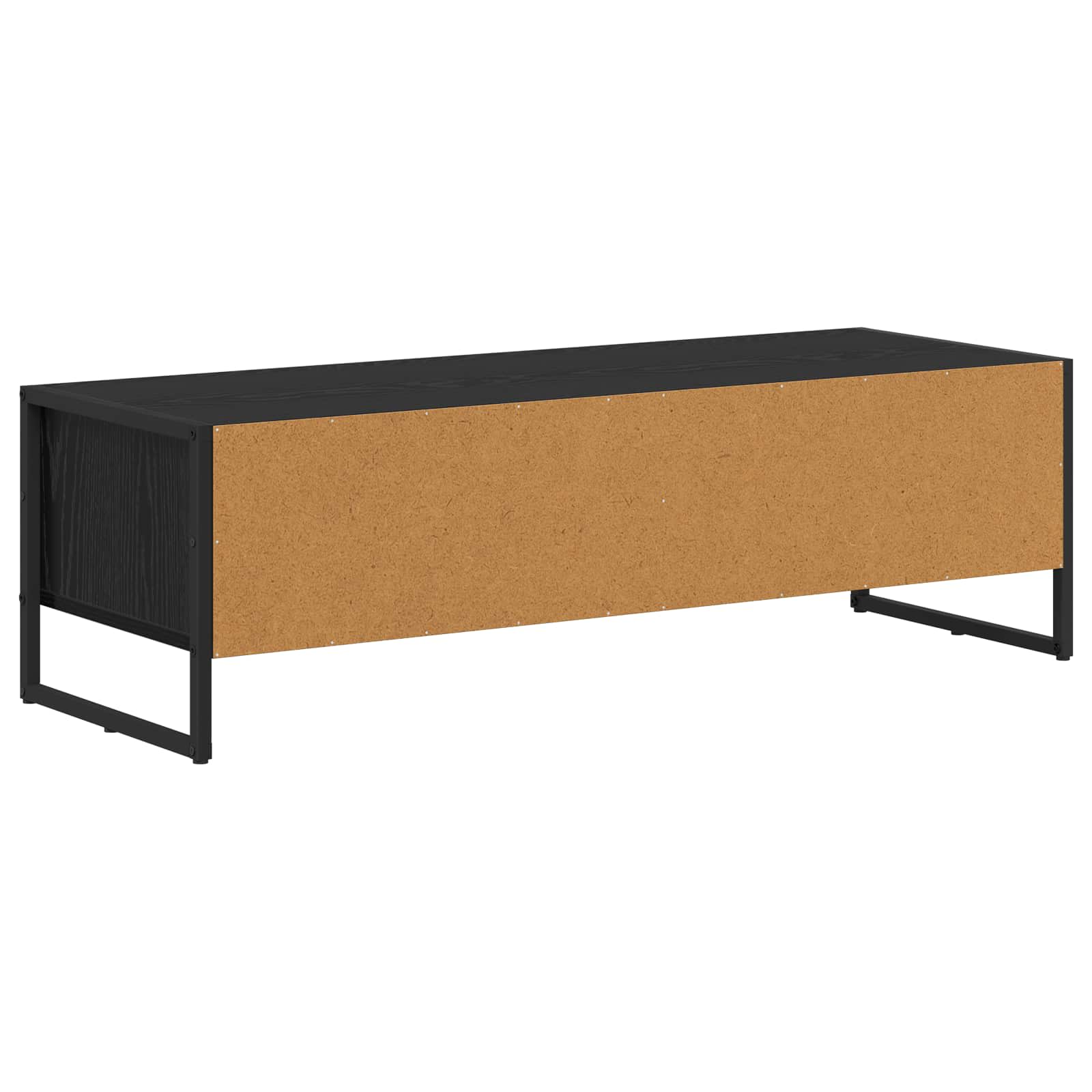 Cabinet TV Stejar Negru 100 x 36.5 x 30.5 cm Lemn compozit — imaginea 8