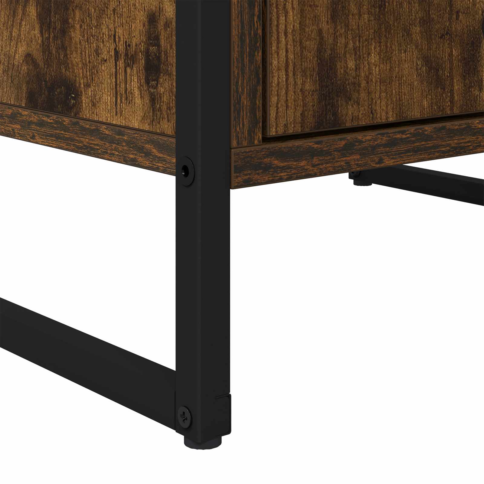 Bufet cu sertar Stejar fumuriu 81 x 36 x 150.5 cm Lemn compozit — imaginea 10