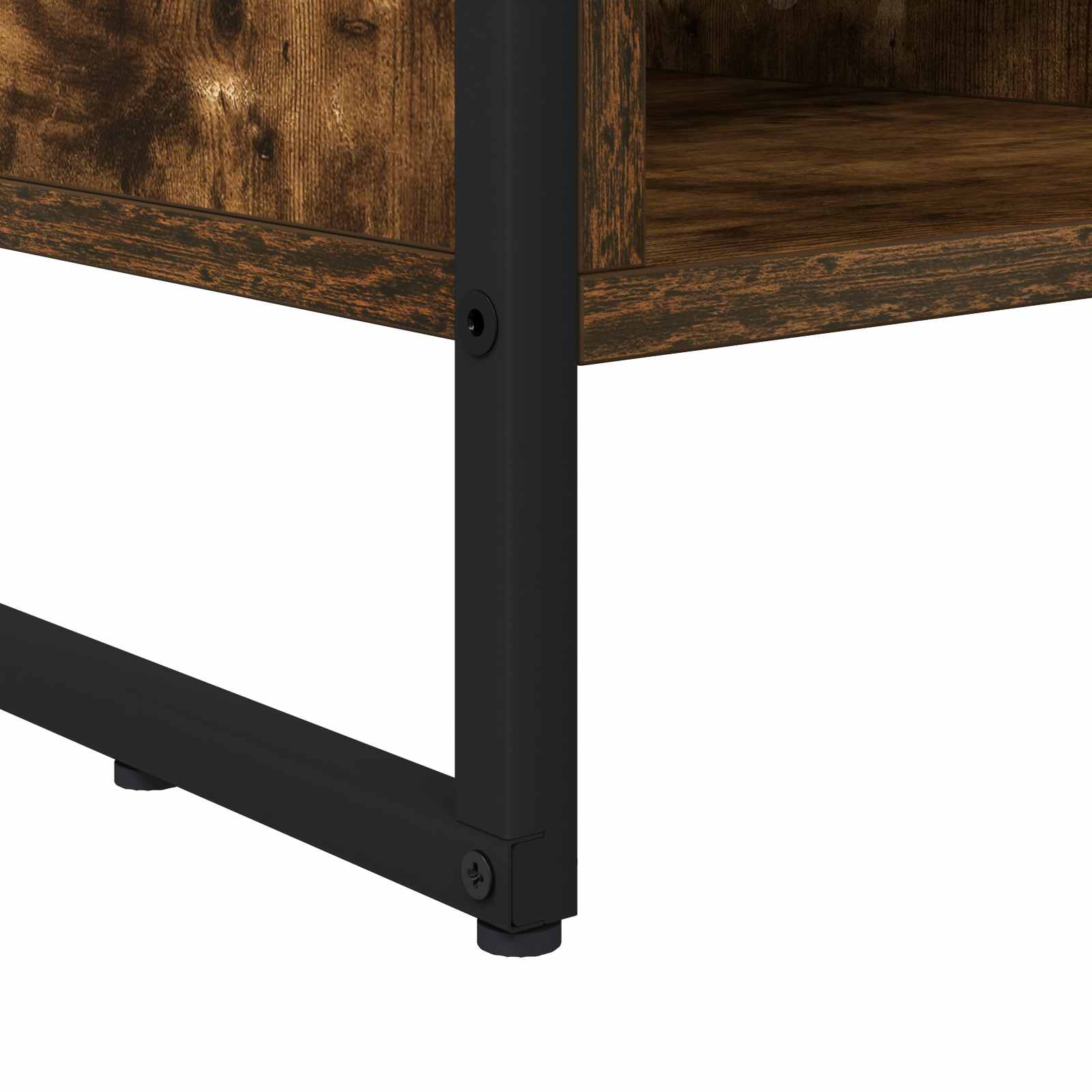 Cabinet TV Stejar fumuriu 100 x 36 x 49,5 cm Lemn compozit — imaginea 11