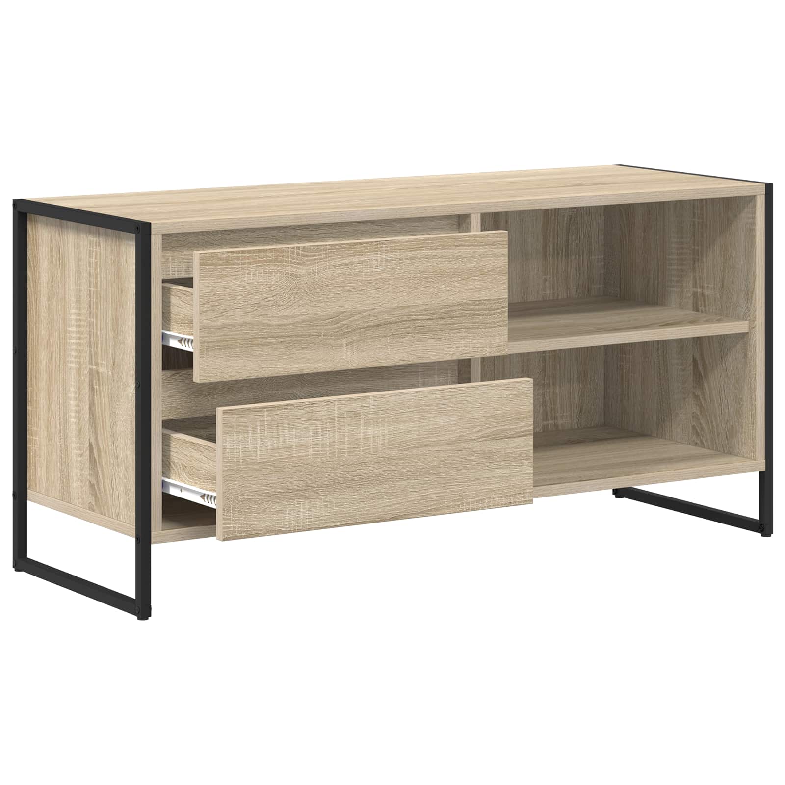 Cabinet TV cu sertar Sonoma 100 x 36 x 49,5 cm Lemn compozit — imaginea 5