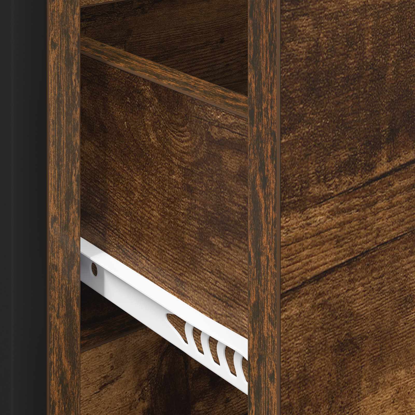 Bufet cu sertar Stejar fumuriu 79 x 36 x 75.5 cm Lemn compozit — imaginea 11