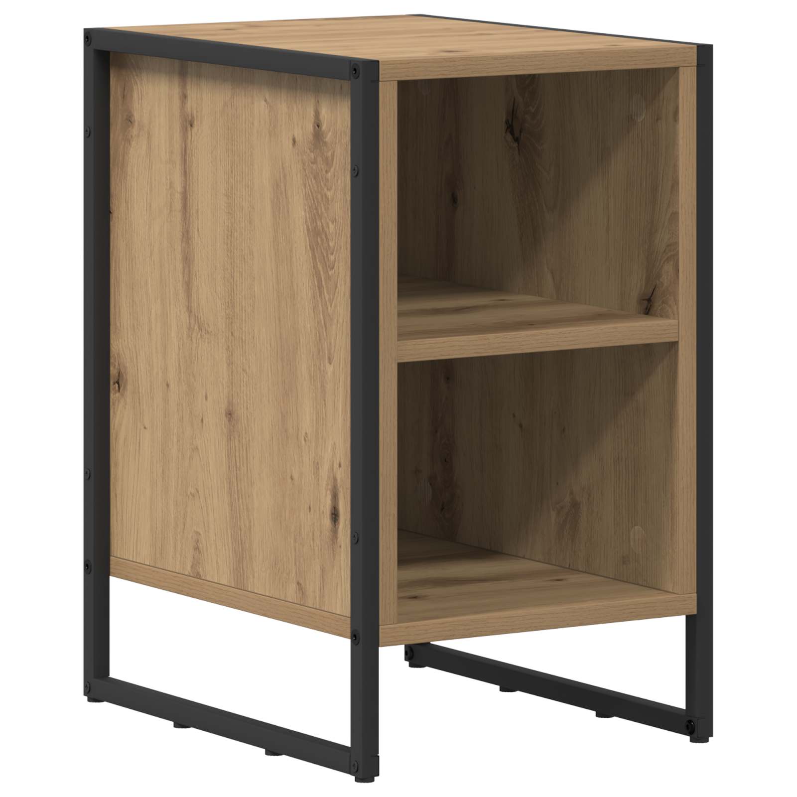 Noptiera 2 pcs Stejar artizanal 39.5 x 30 x 50 cm Lemn compozit — imaginea 5