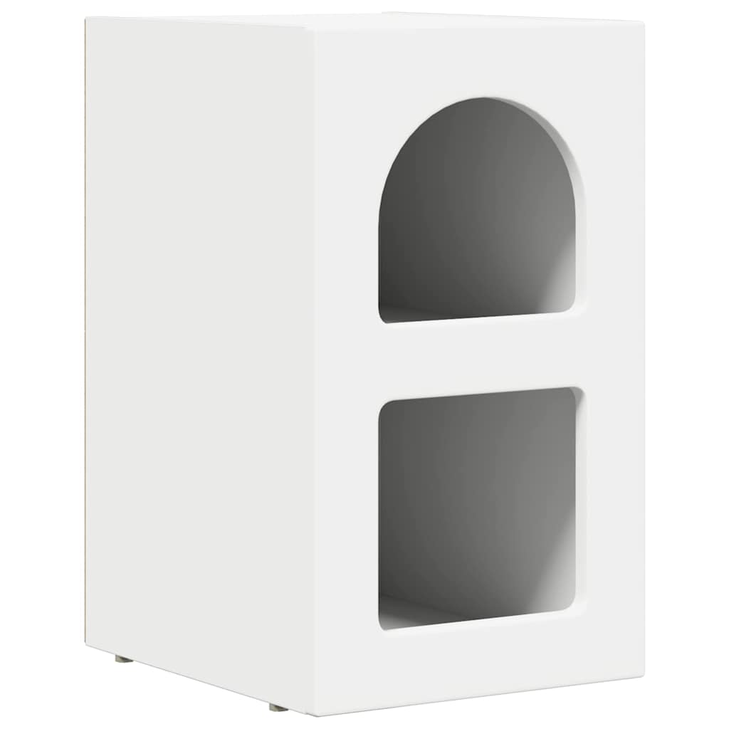 Noptiera 2 pcs Alb 29.5 x 35 x 50 cm Lemn compozit — imaginea 6