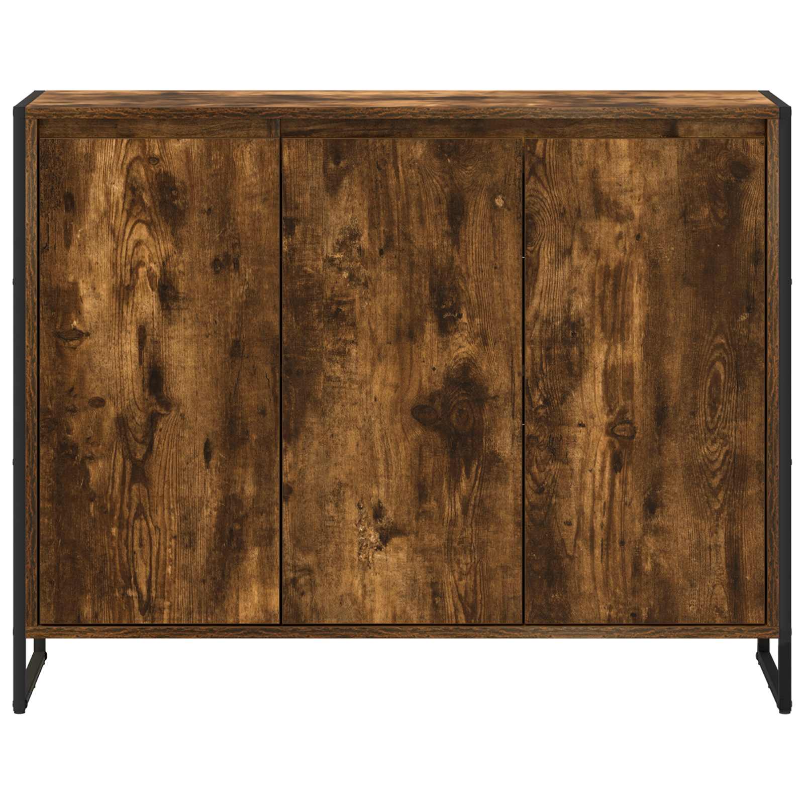 Dulap lateral Stejar fumuriu 96,5 x 30 x 75 cm Lemn compozit — imaginea 6