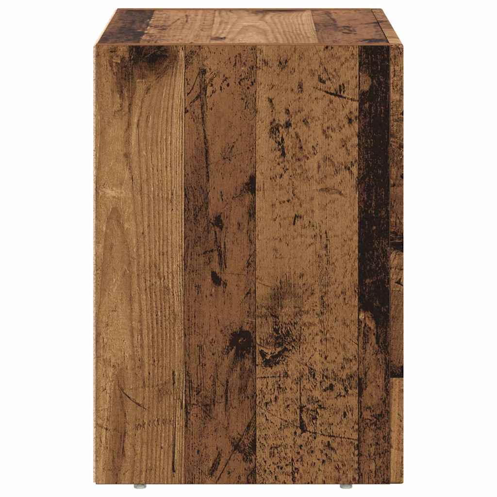 Noptiera Lemn vechi 40 x 35 x 50 cm Lemn compozit — imaginea 7