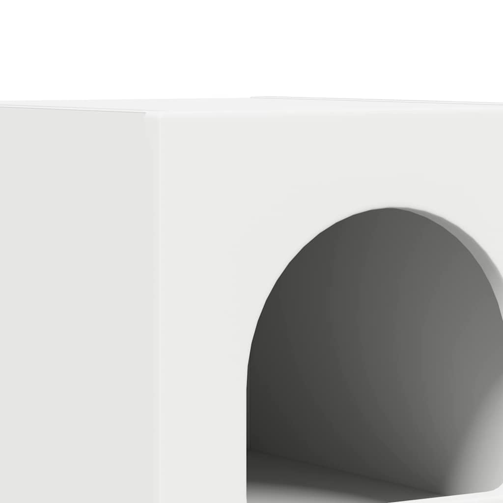 Noptiera 2 pcs Alb 29.5 x 35 x 50 cm Lemn compozit — imaginea 10