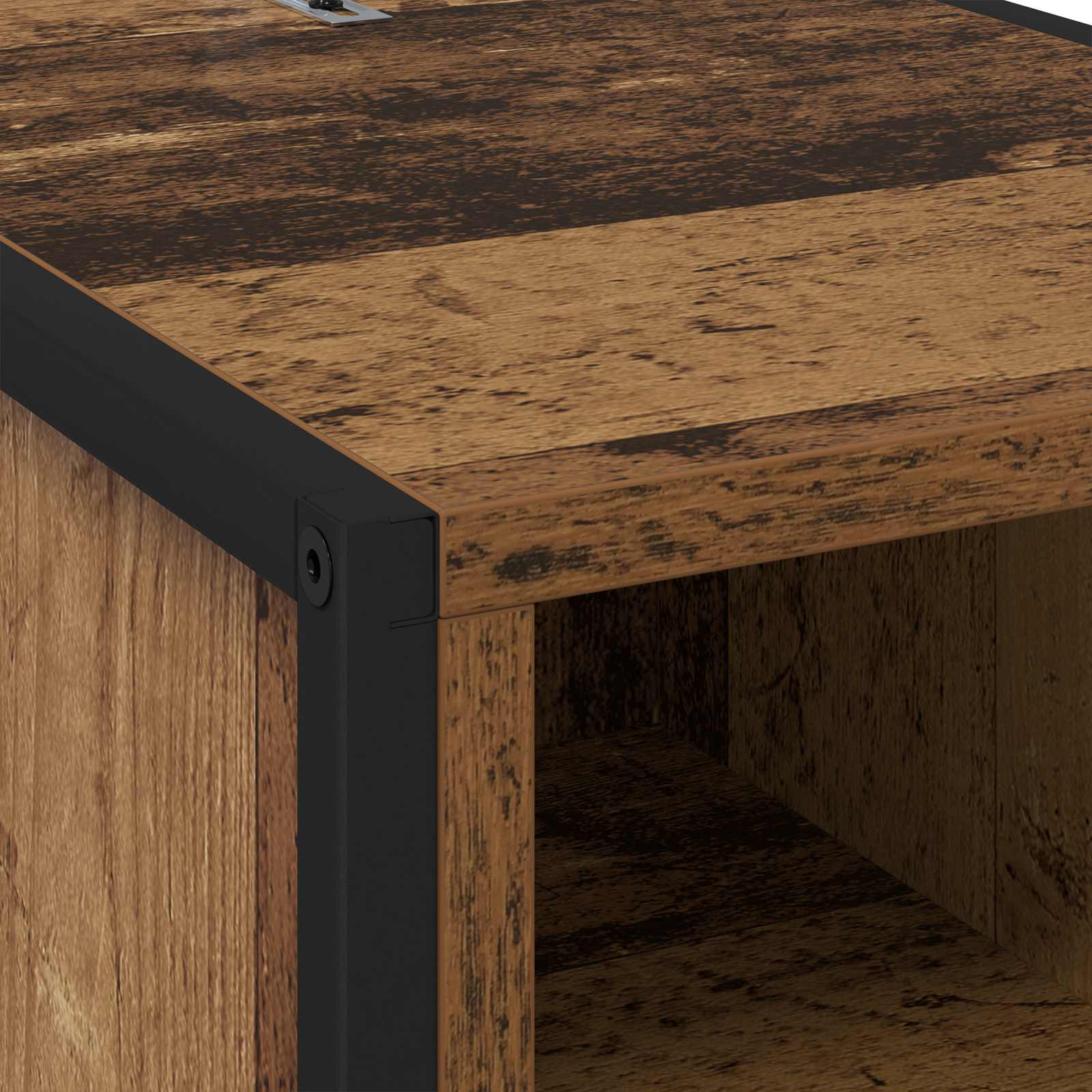 Noptiera cu sertar Lemn Vechi 39,5 x 30 x 50 cm Lemn compozit — imaginea 9